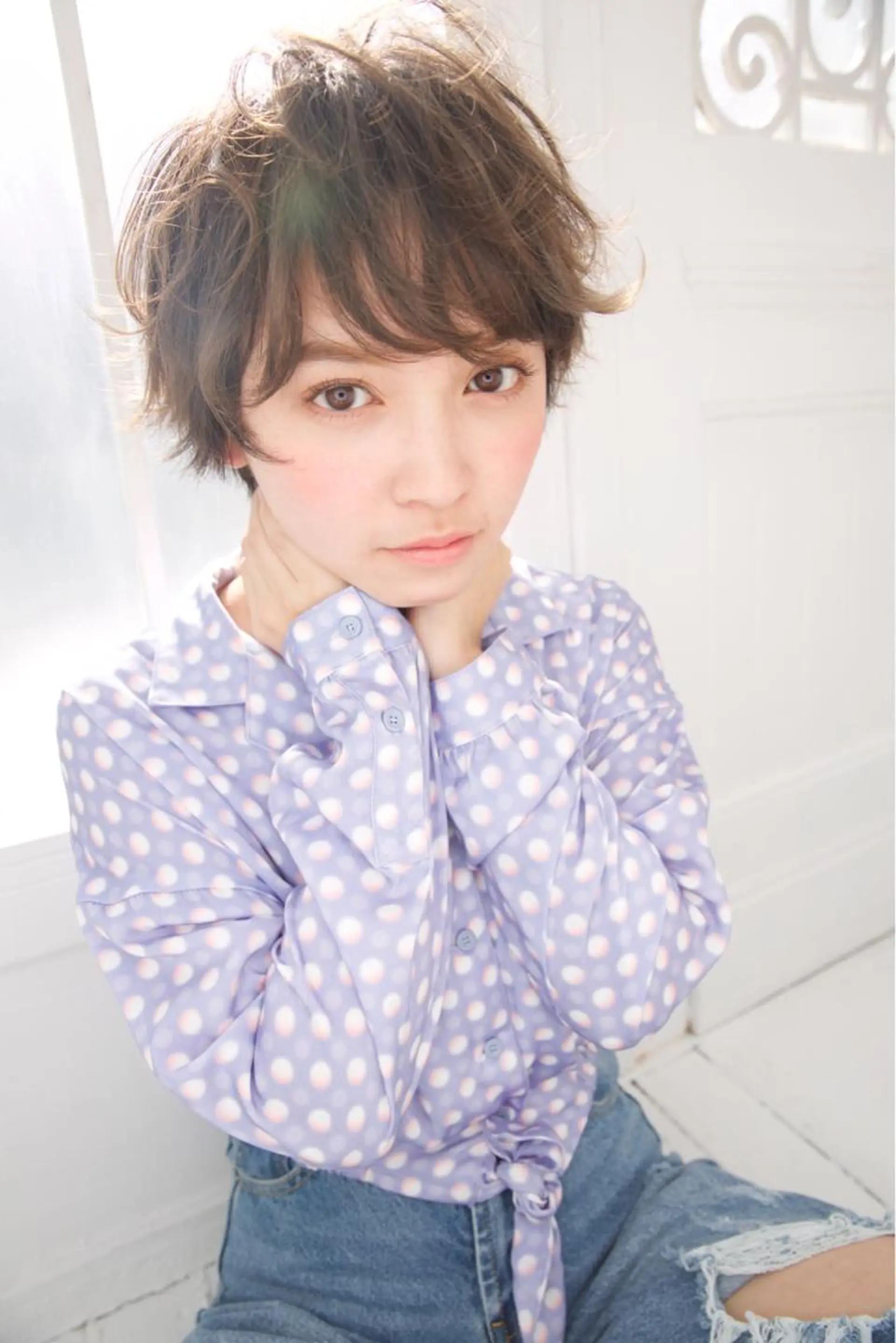 ショート 🫧透明感/艶カラー /比留川あゆ美🫧のヘアスタイル