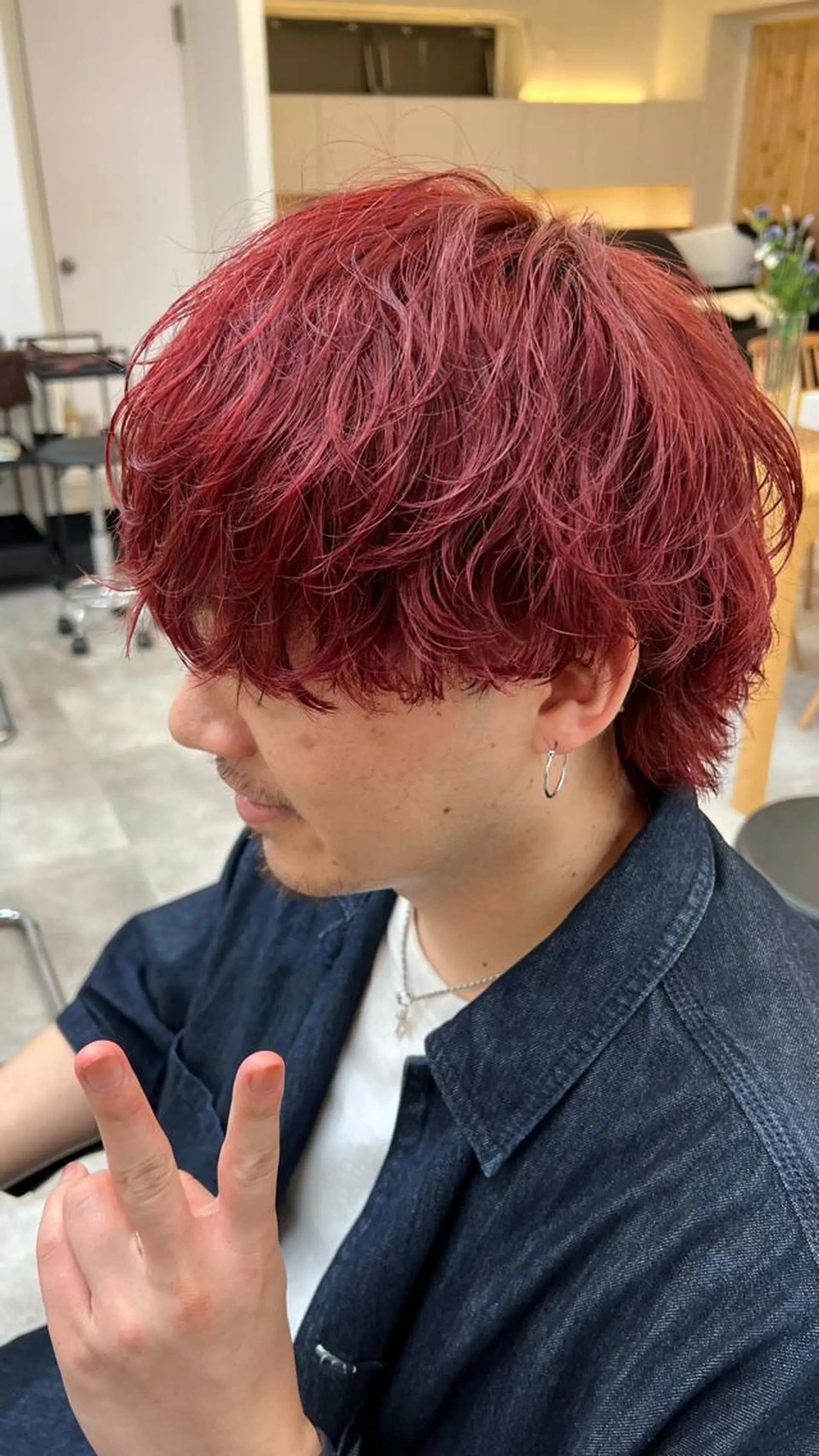 パーマ メンズ メンズパーマ 波巻きパーマ カット パーマ 🔥メンズ特化🔥 永瀬椋のヘアスタイル