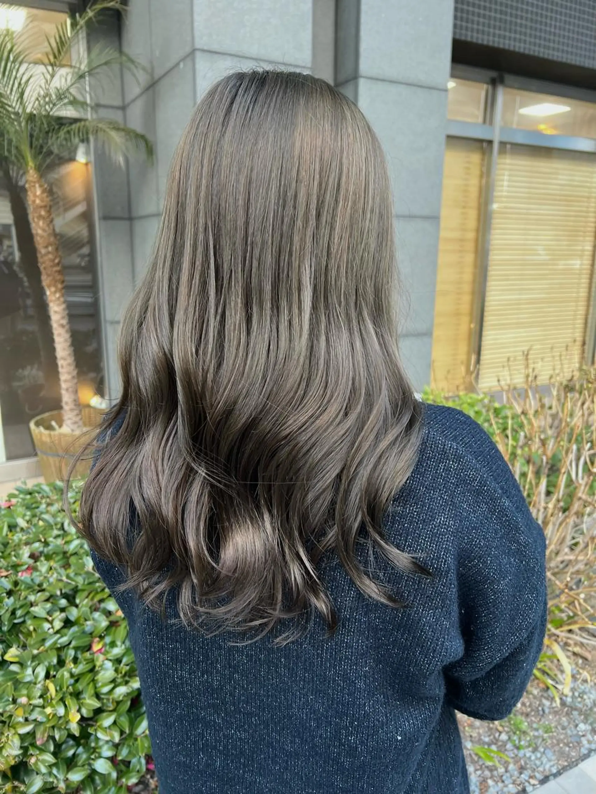 カラー エドルカラー グレージュ オリーブグレージュ オリーブグレー SOYONなんば店 ／韓国風のヘアスタイル