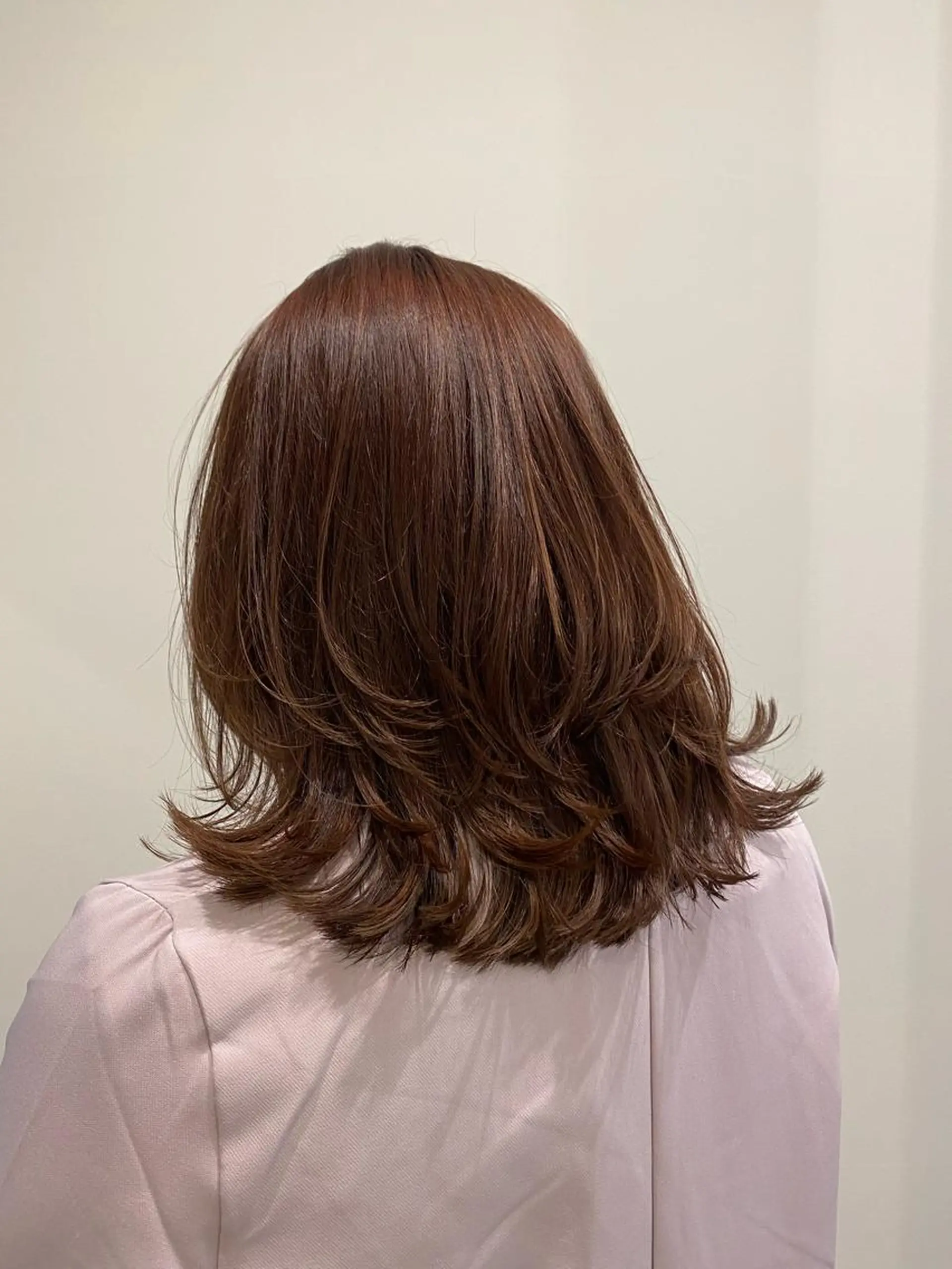 セミロング カラー ベージュカラー ヘアカラー トリートメント 🍑 モモカ🍑のヘアスタイル