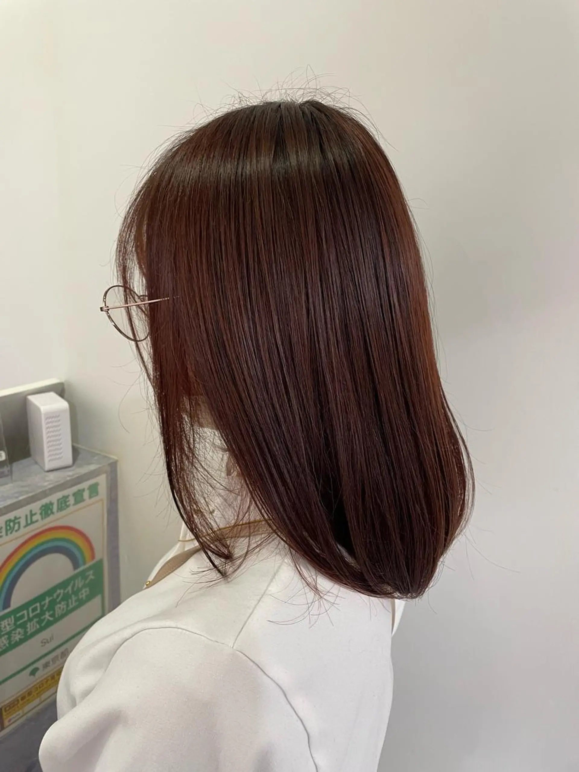 カラー Hair salon　Sui所属・コテ巻き風パーマ 暖色カラー/伊藤菜月のヘアスタイル