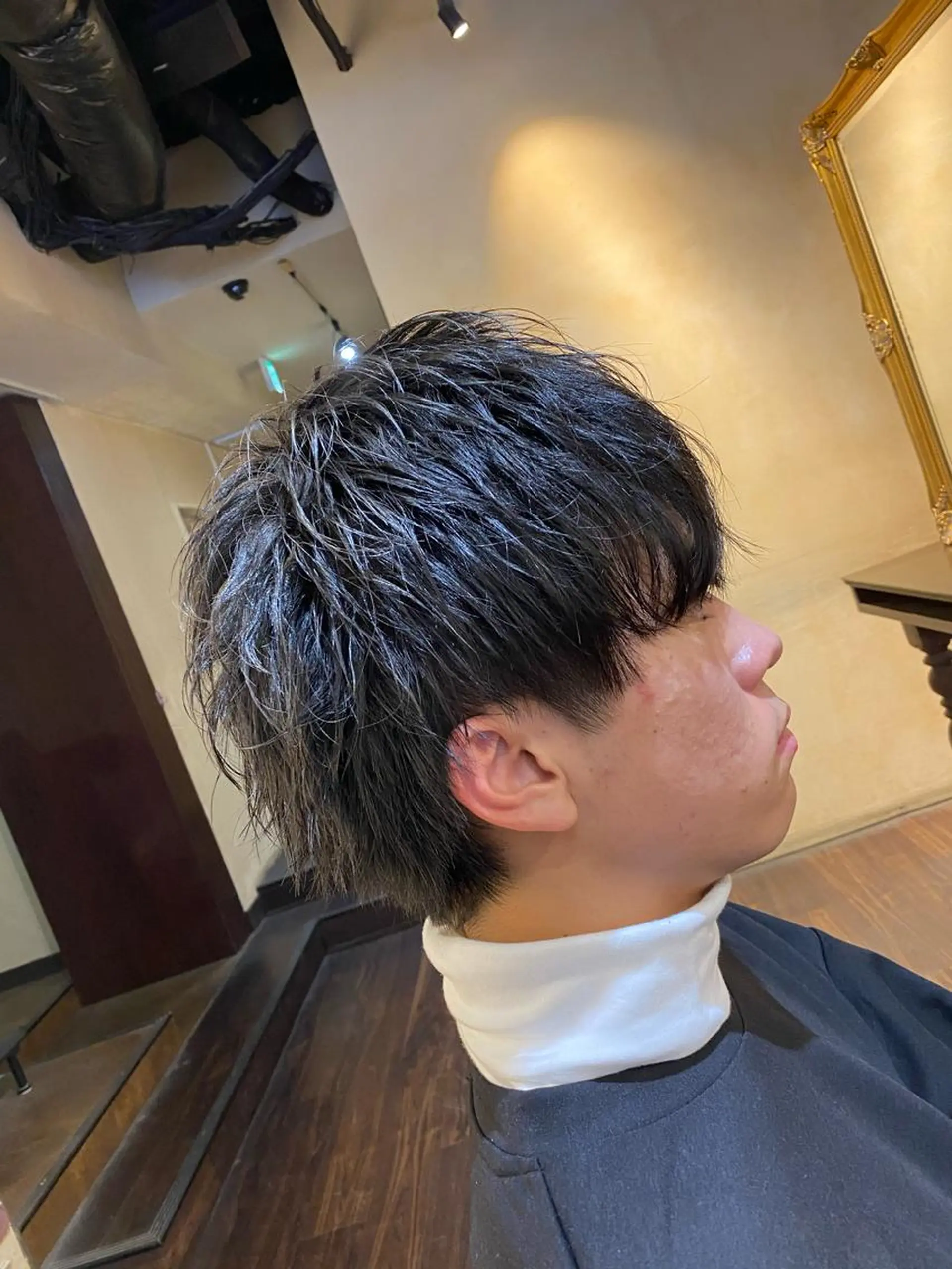 メンズ メンズウルフカット ウルフカット メンズサロンANDY 御堂筋なんば店所属・大阪メンズヘアのプロ 高橋 直希のヘアスタイル