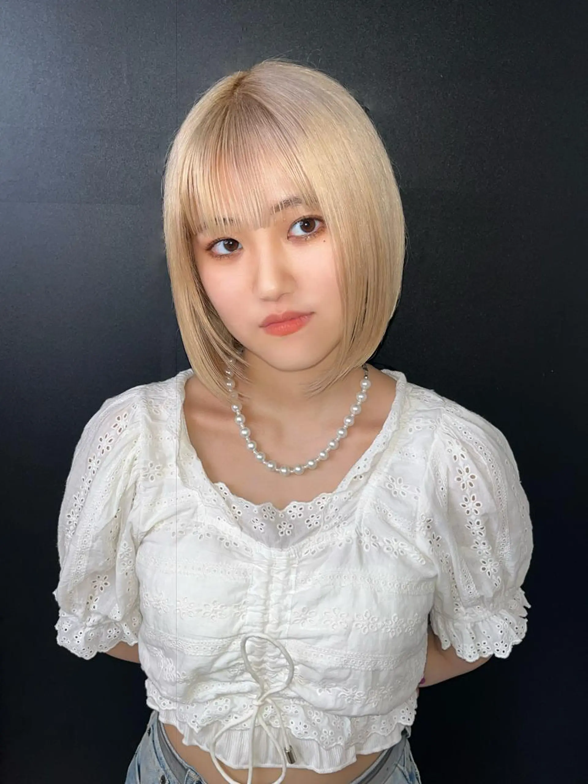 ミディアム ヘアカラー @kyoniyy KYONIのヘアスタイル