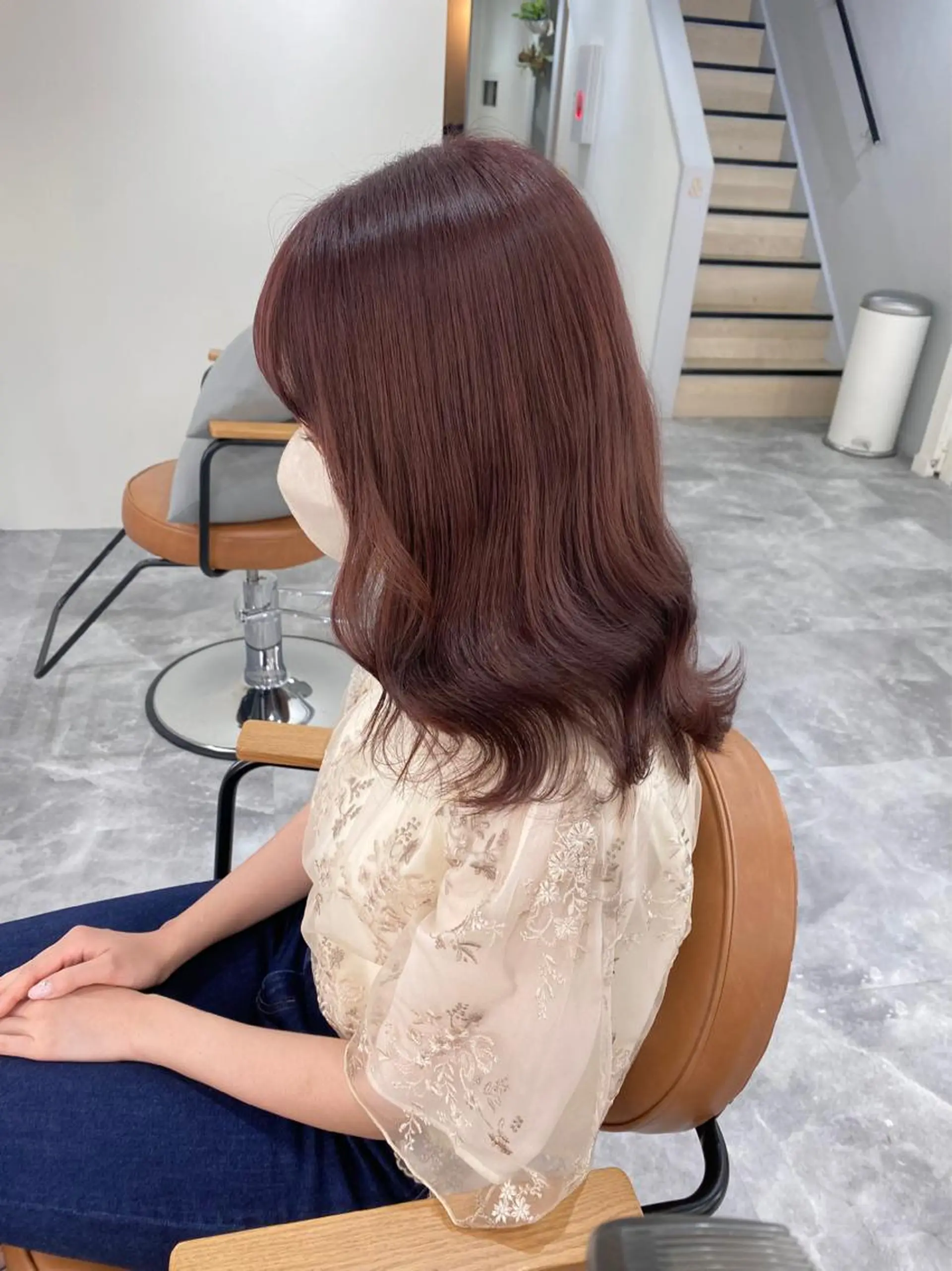 カラー ブリーチ ブリーチなしカラー 🌷柔らかクリーミー 🤍kirari🌷のヘアスタイル