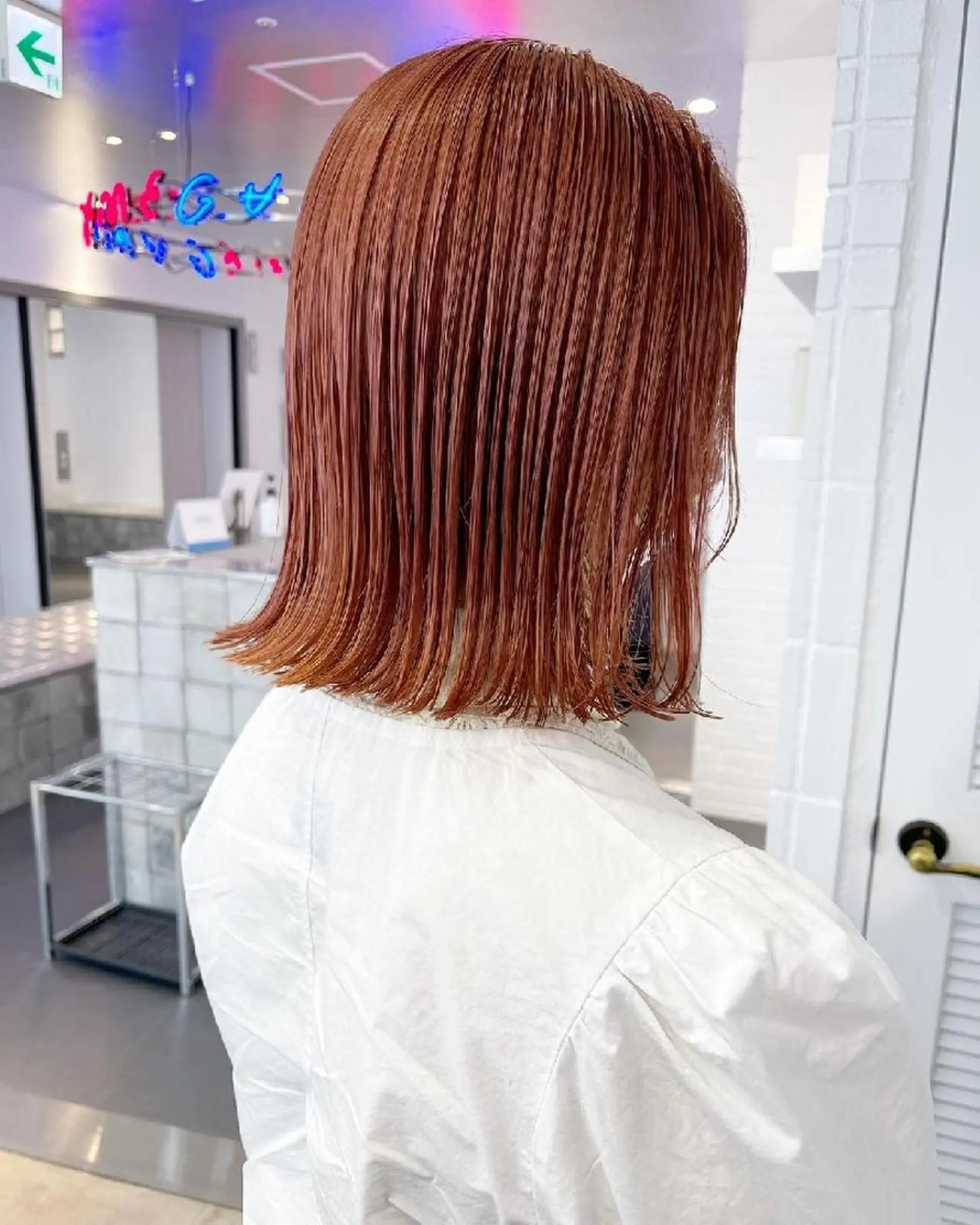 ミディアム カラー ベージュカラー ピンクカラー ピンクベージュ ヘアカラー トリートメント 🌈GAME🌈 横浜店のヘアスタイル