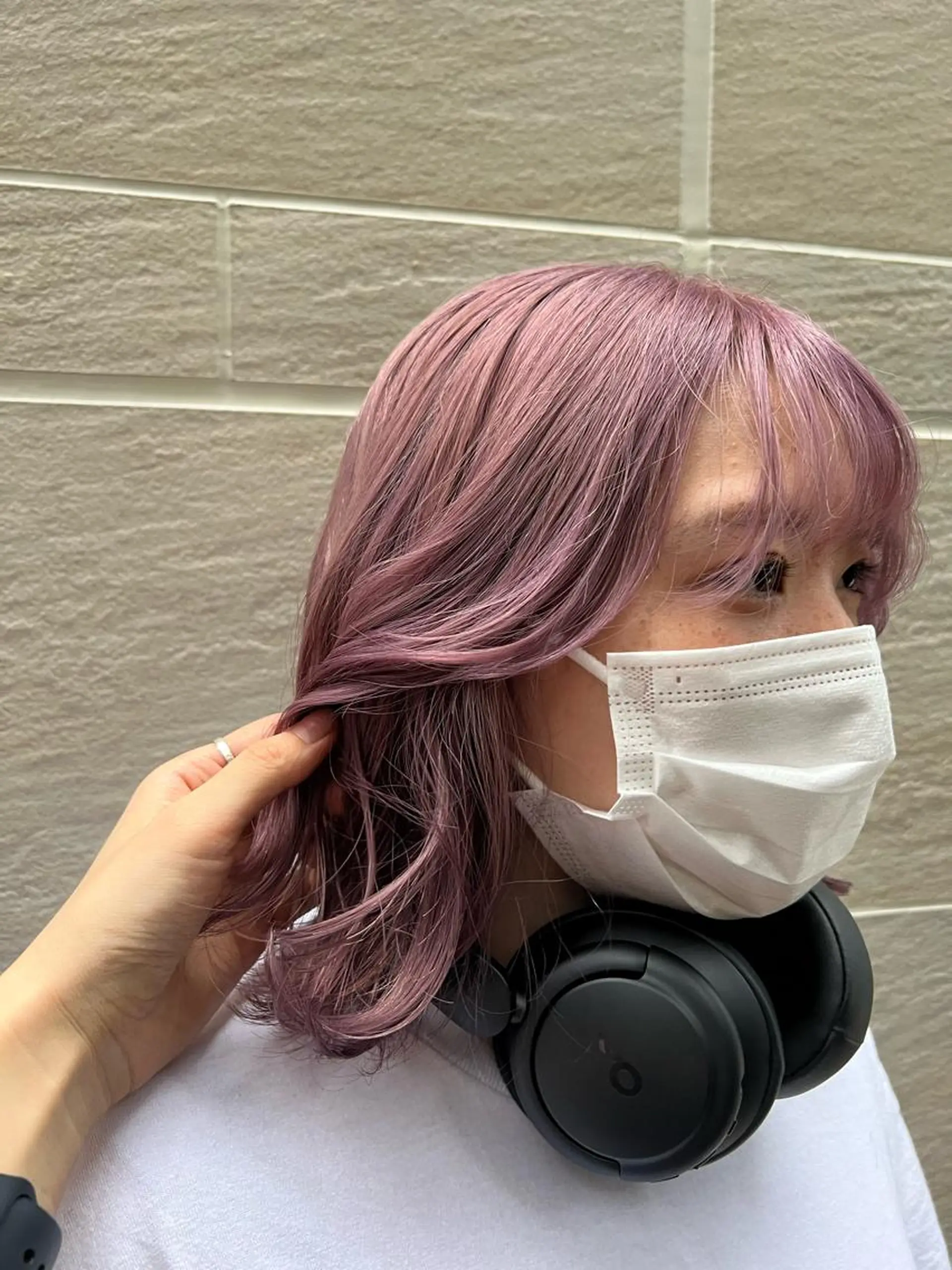 ミディアム カラー 🤍細矢 杏奈／ 韓国風ヘア🤍のヘアスタイル