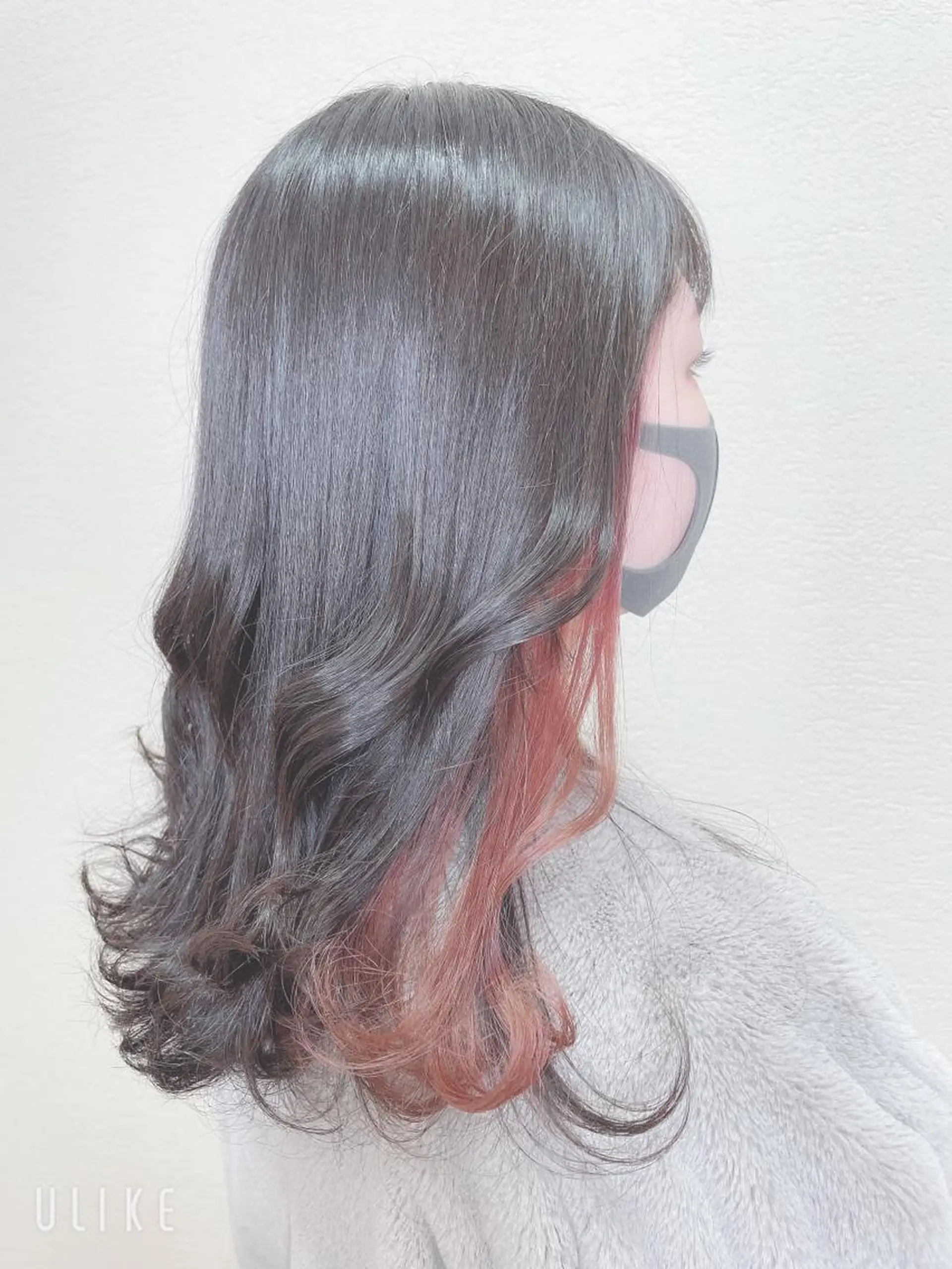 ロング カラー レッドカラー カット ヘアカラー ❣️モードケイズ塚口 和田一将のヘアスタイル