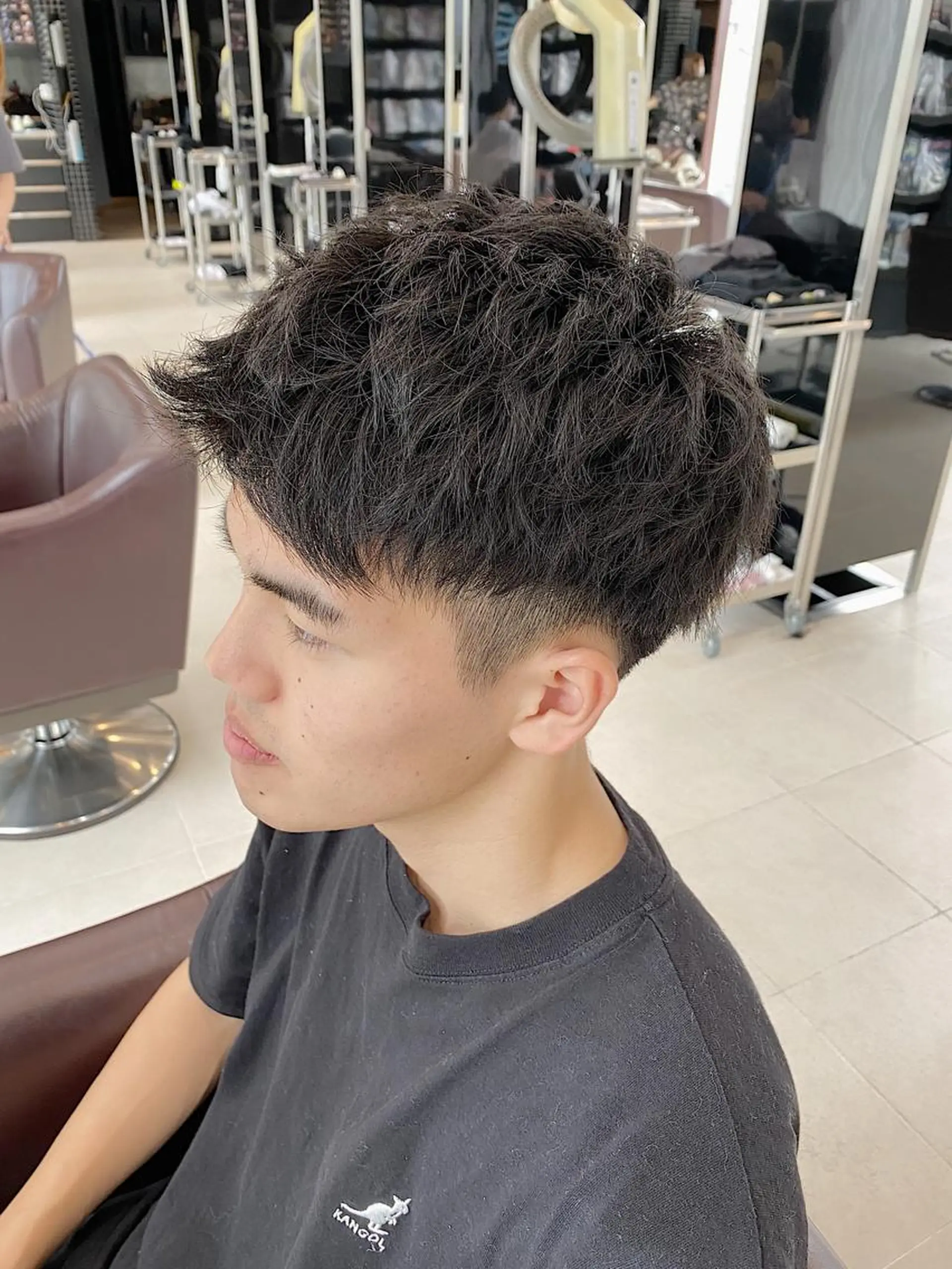 ショート メンズ アップバング ショートヘア 坂尻 嘉珠也のヘアスタイル