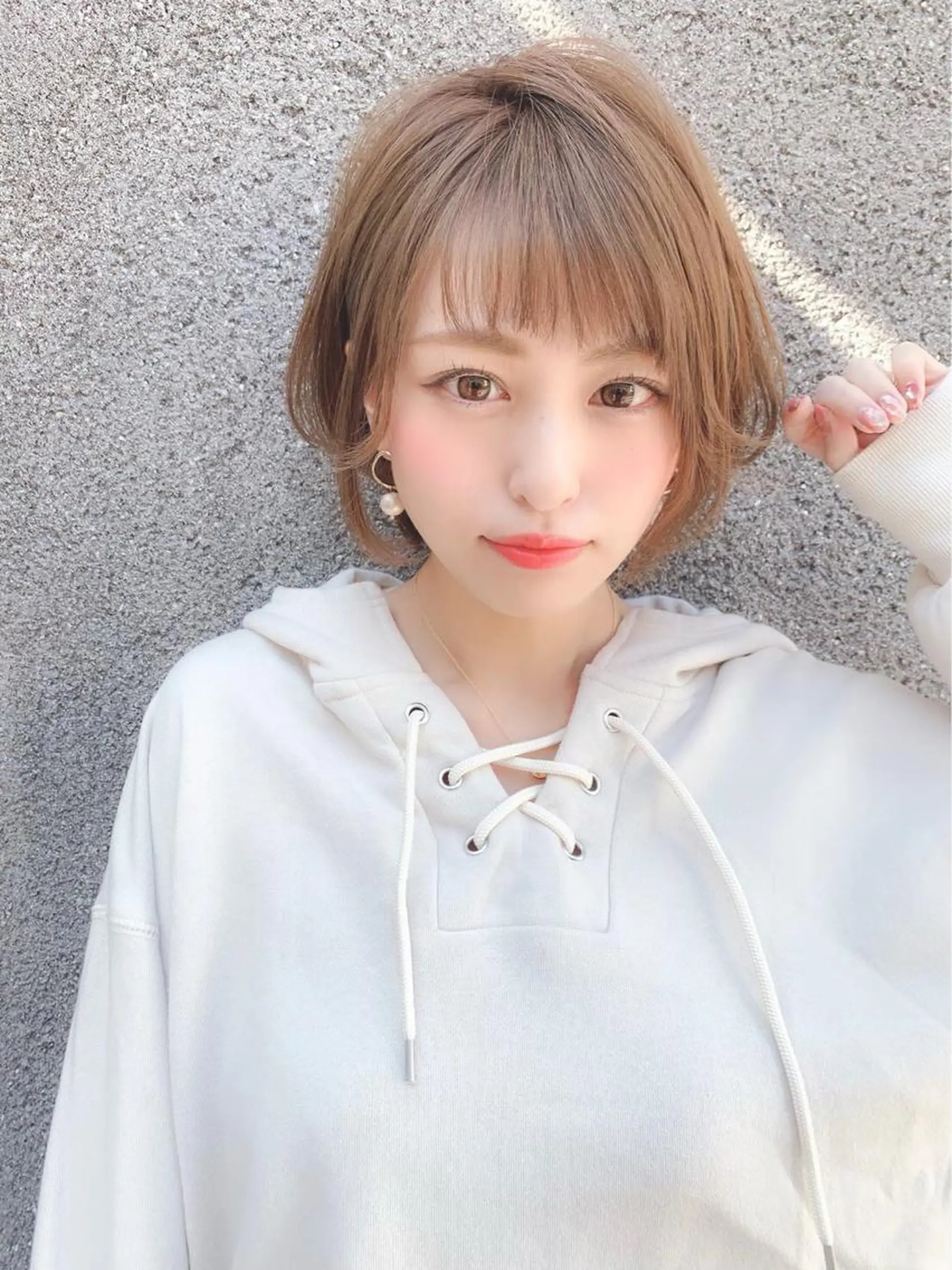 ショート ♡透け感カラー 大賀哲平♡のヘアスタイル