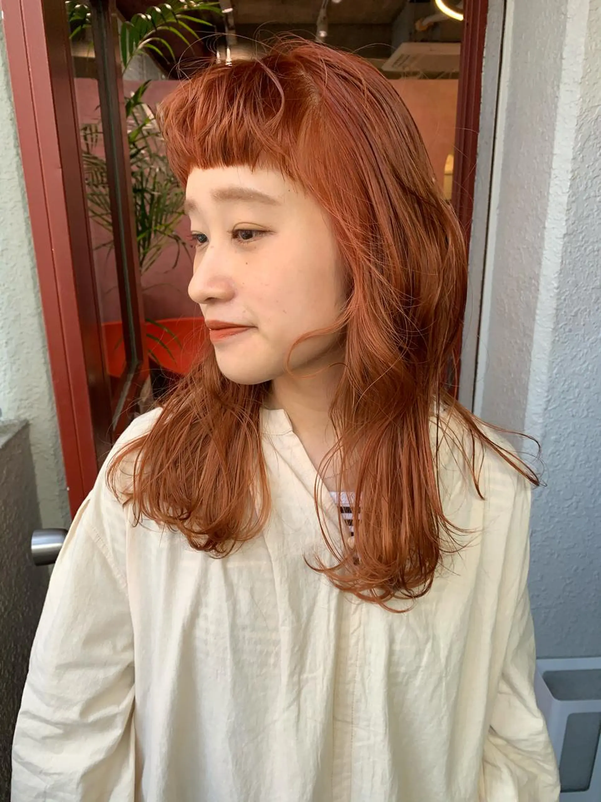 セミロング LORENAO所属・ブリーチなしカラー♡ rinaのヘアスタイル