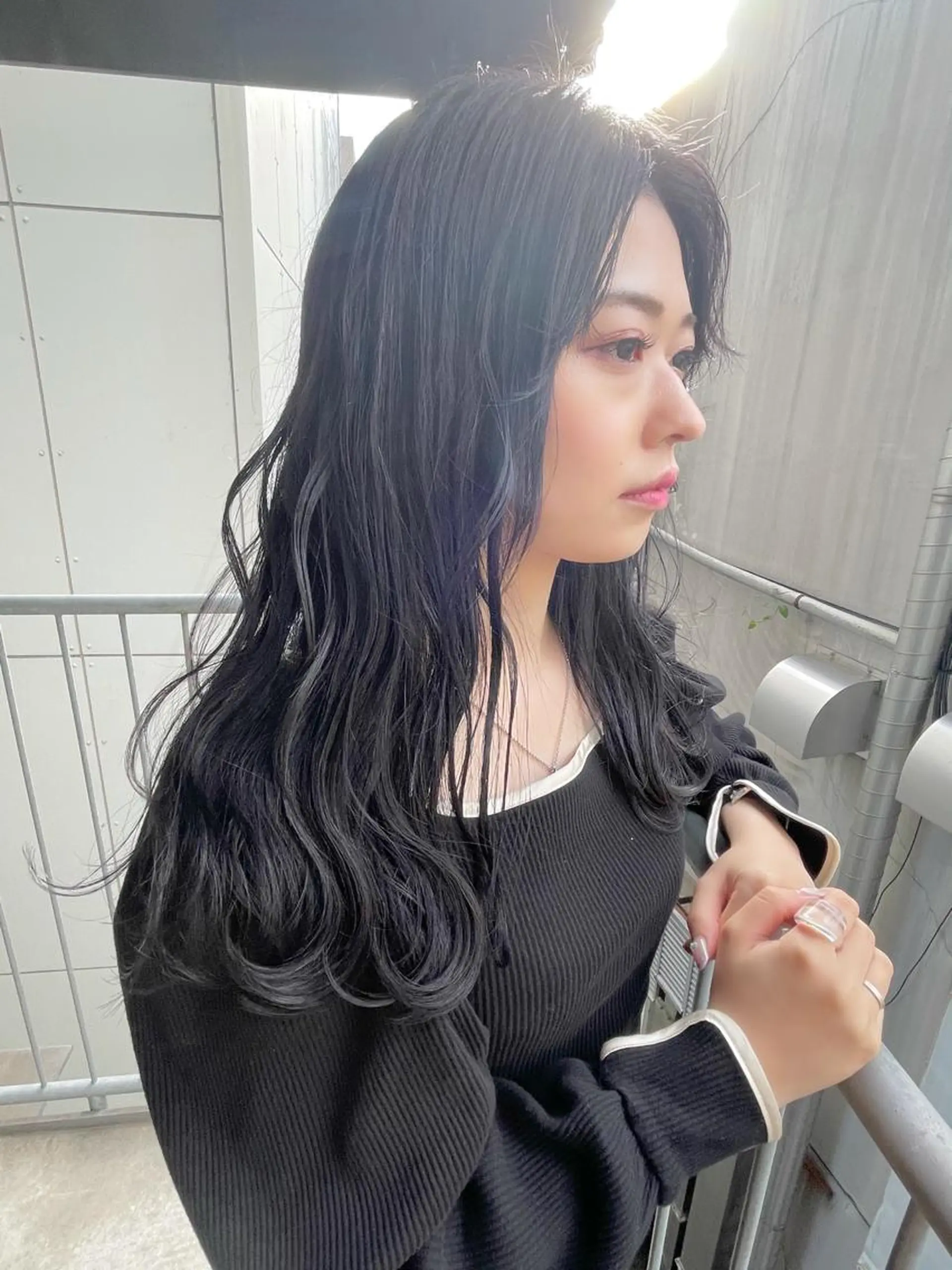ミディアム ヘアカラー トリートメント 完全個室サロン💐 代表取締役💐梶谷のヘアスタイル