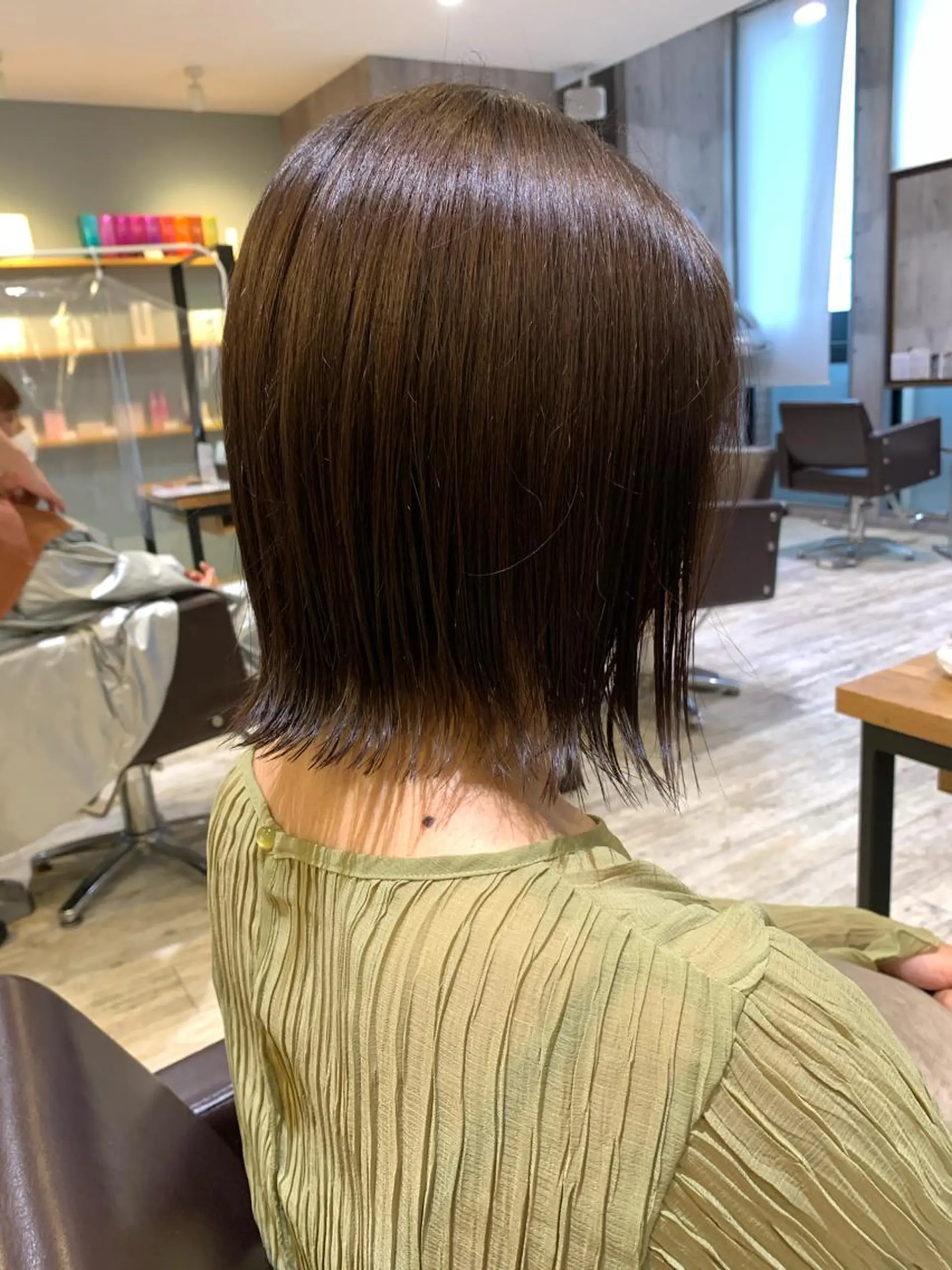 ショート ボブ 外ハネヘア レイヤーカット TAIKIのヘアスタイル