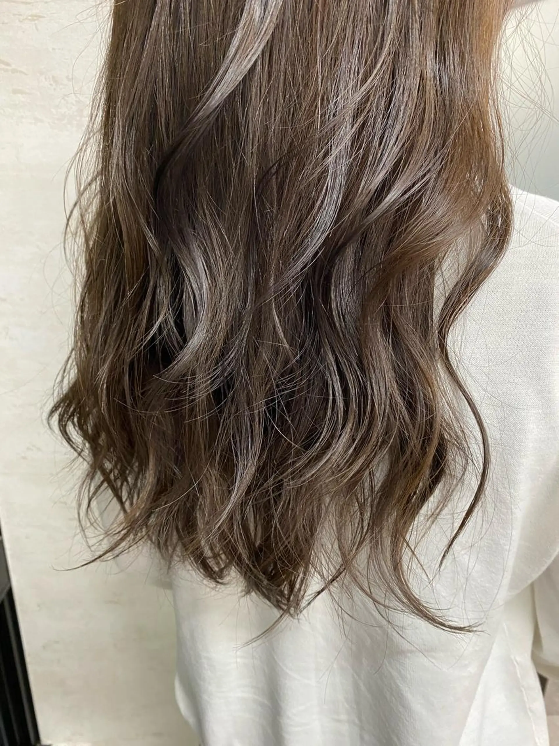 ロング カラー アッシュ カット ヘアカラー トリートメント 艶カラー吉祥寺🌸 KAZUEのヘアスタイル