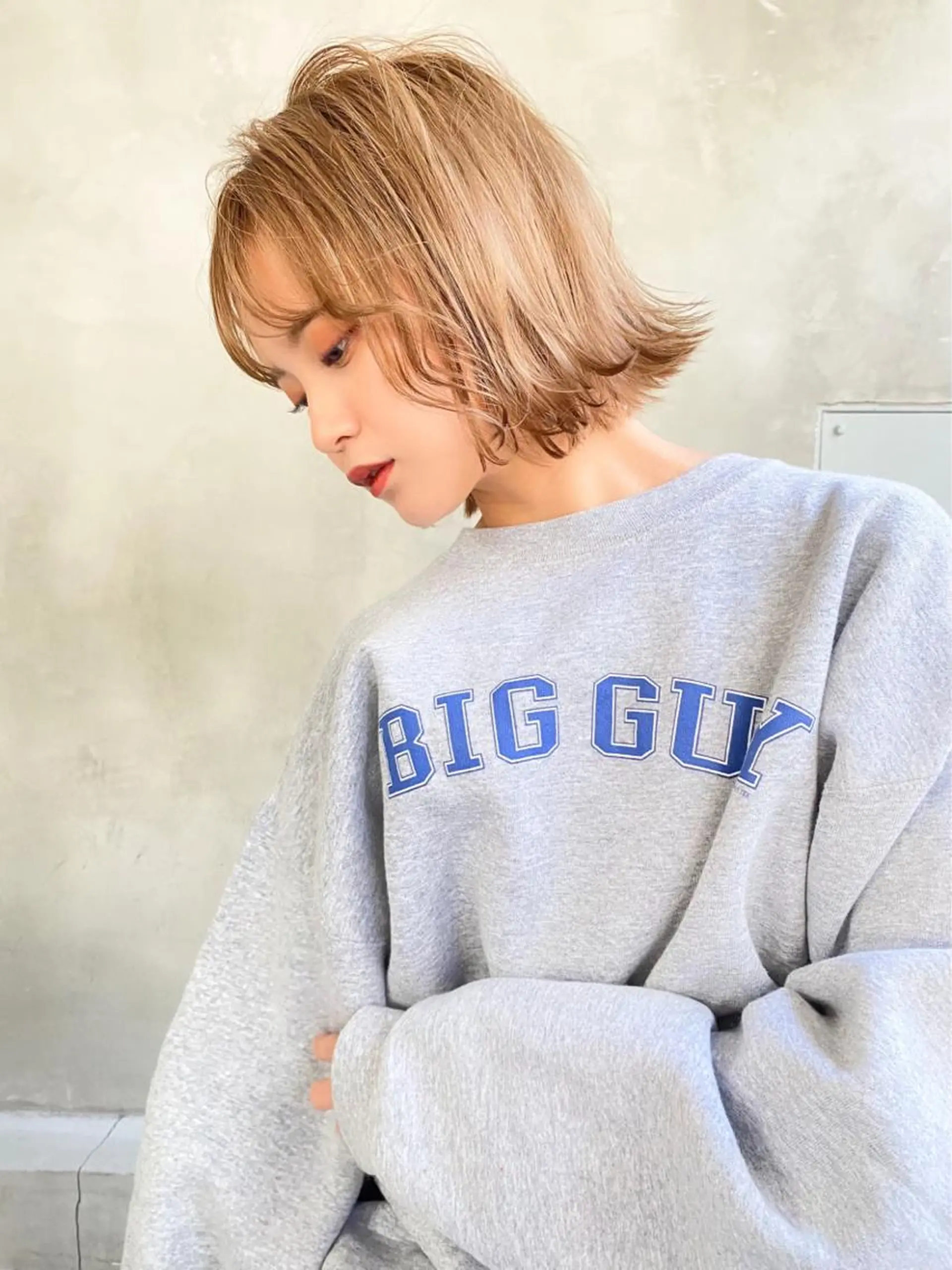 ショート ヘアアレンジ 顔まわりレイヤー レイヤーカット ショートヘア 外ハネヘア カット ヘアセット 金子 廉のヘアスタイル