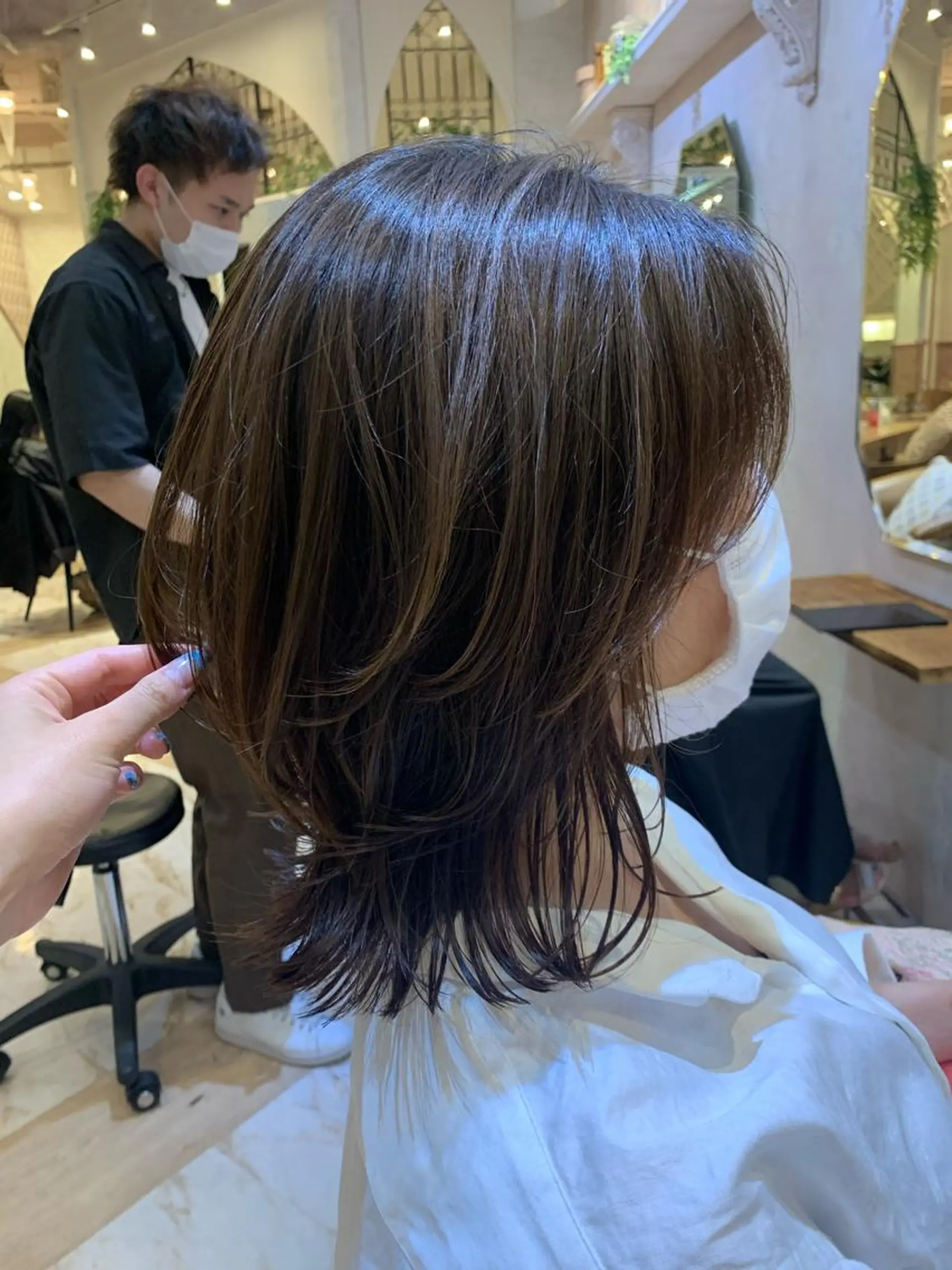 ミディアム カラー 韓国ヘア/髪質改善 /Harunaのヘアスタイル