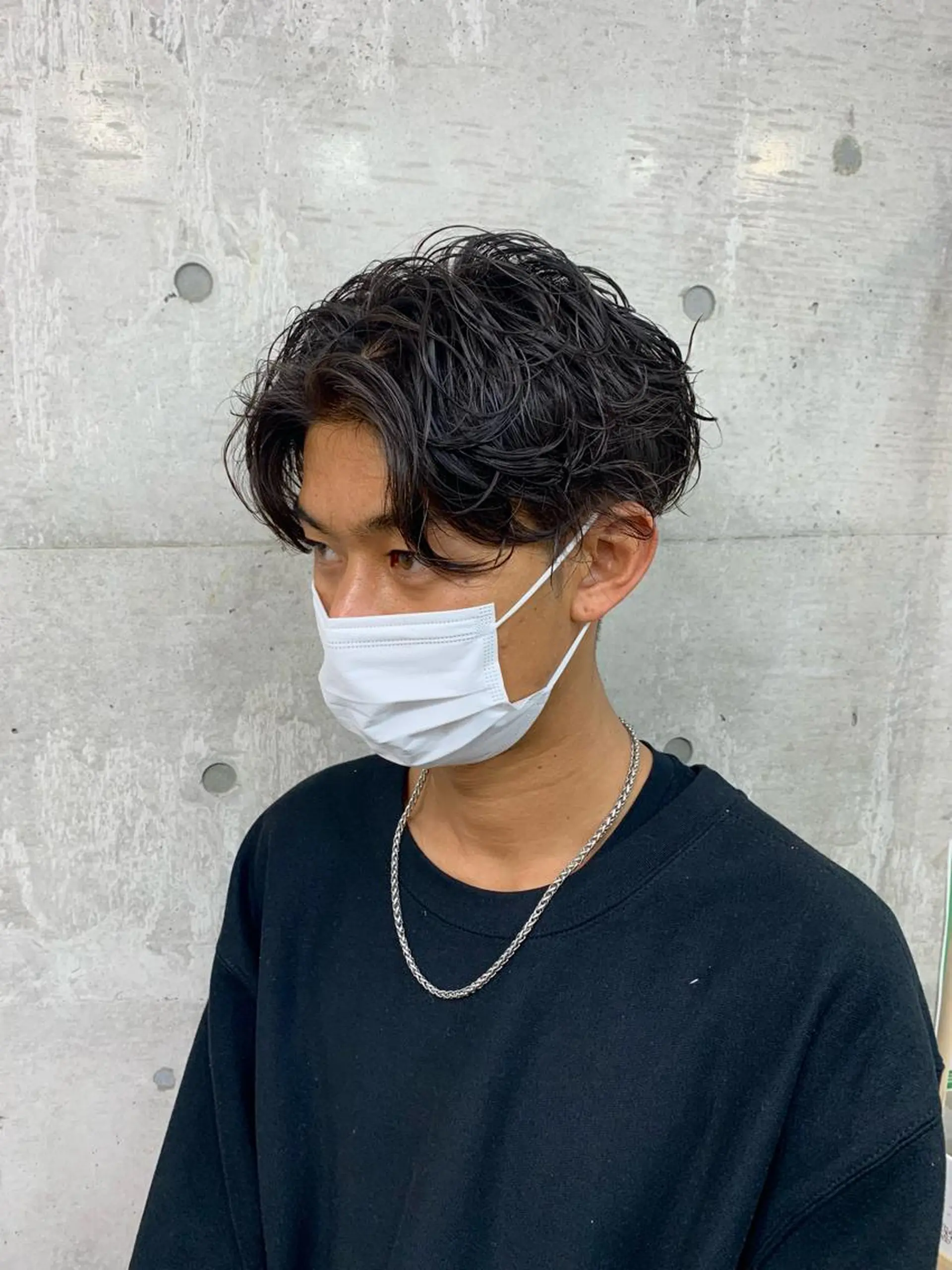 ショート パーマ メンズ クセを最大限に活かす メンズパーマ奈良大祐のヘアスタイル