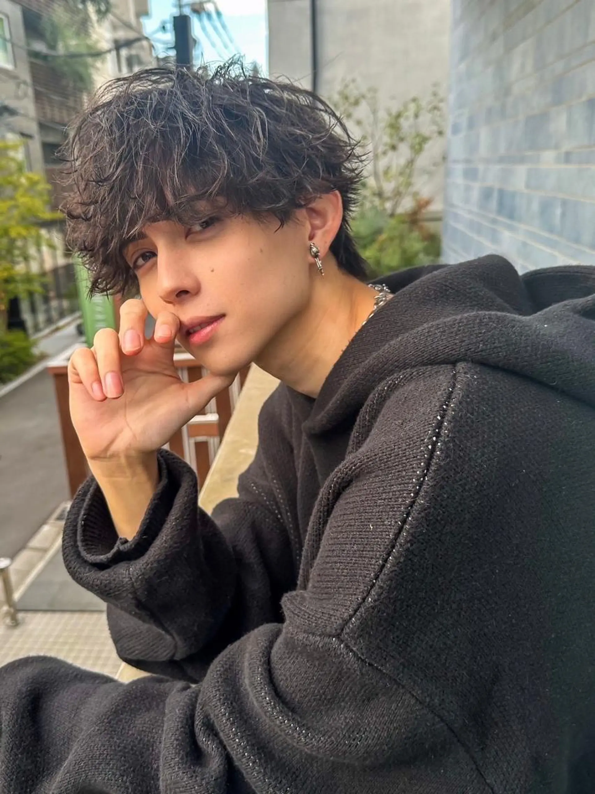 ミディアム メンズ 💖レイヤー/暖色系 カラーAYANE💖のヘアスタイル