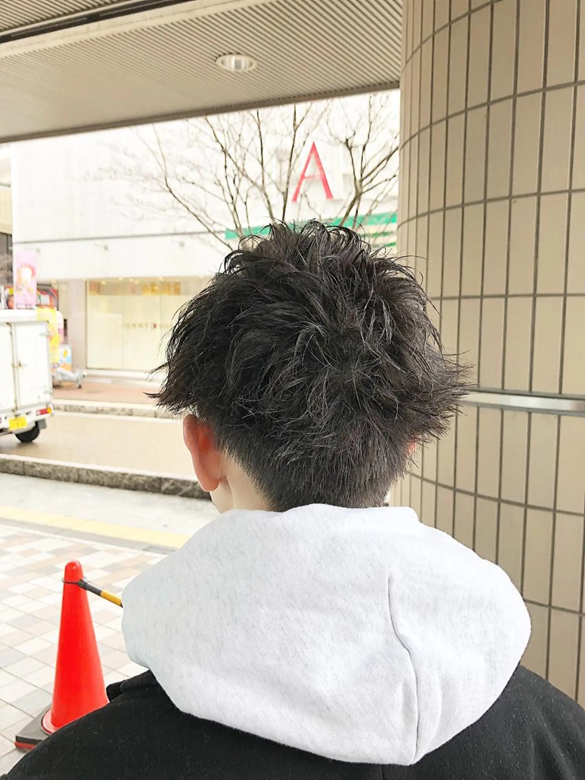 ショート キノシタ ナオユキのヘアスタイル