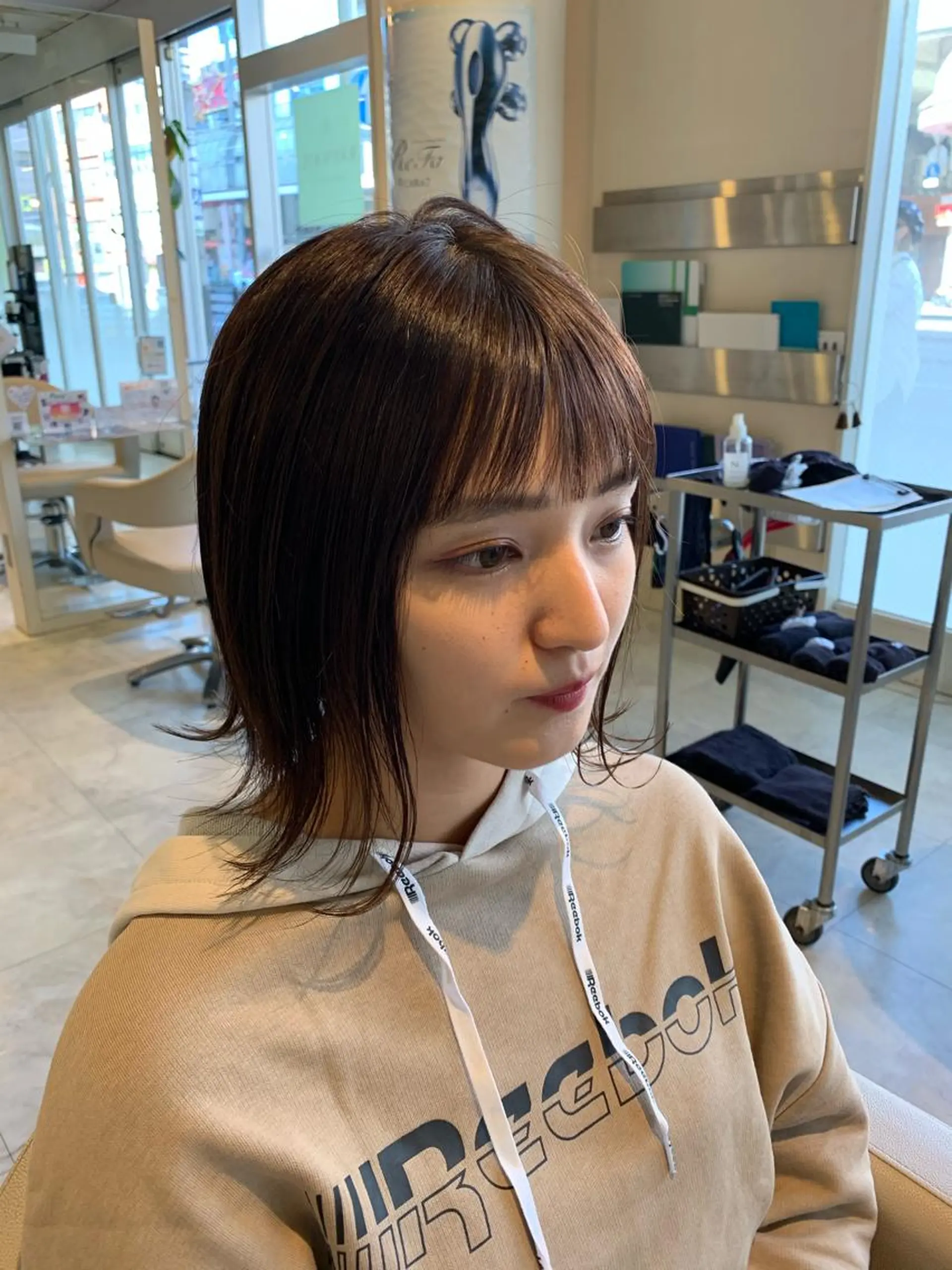 ショート ボブ 外ハネヘア トリートメント 本田 卓也のヘアスタイル