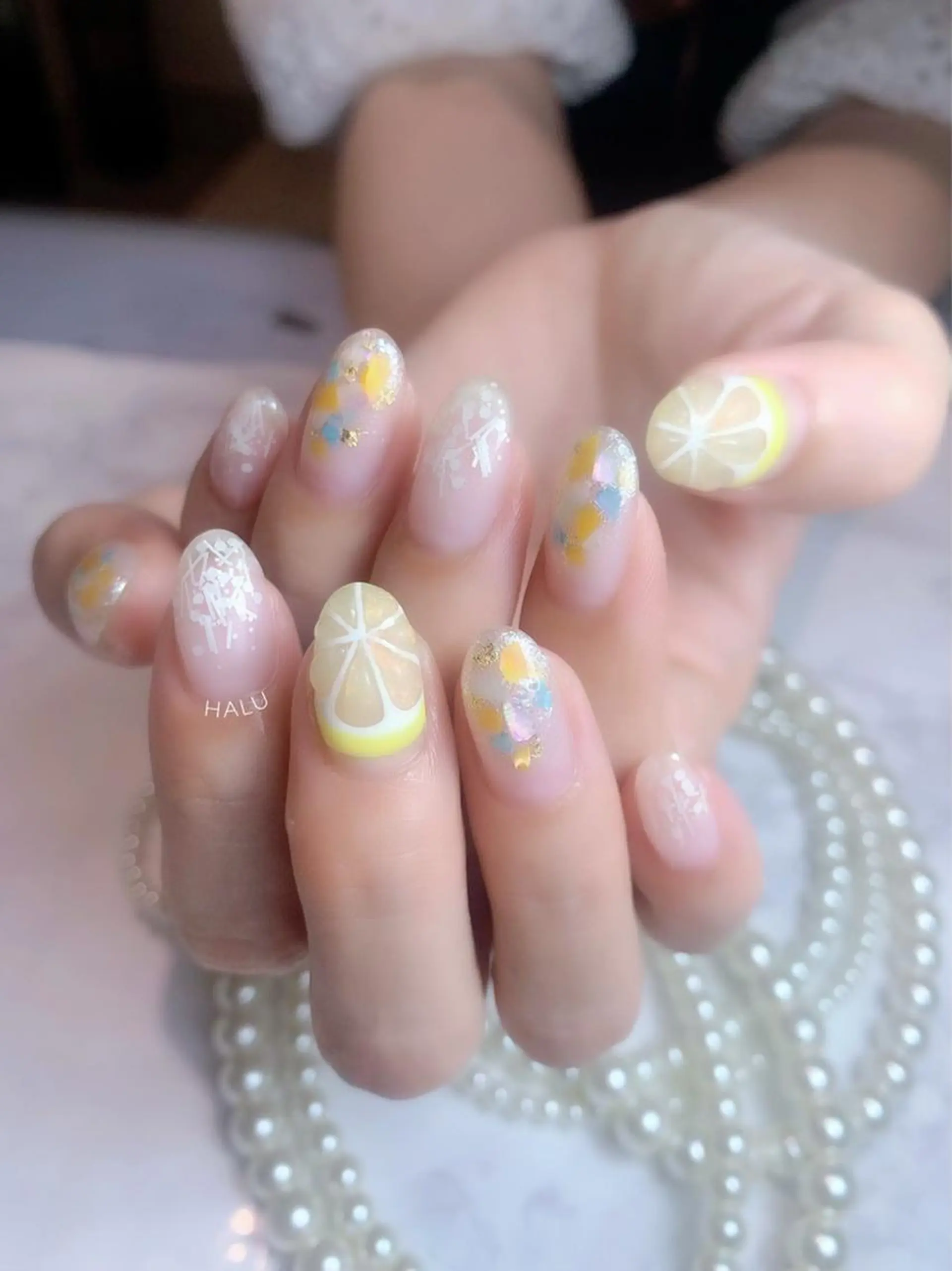 ネイル ぷっくりネイル HALU ハルのネイルデザイン