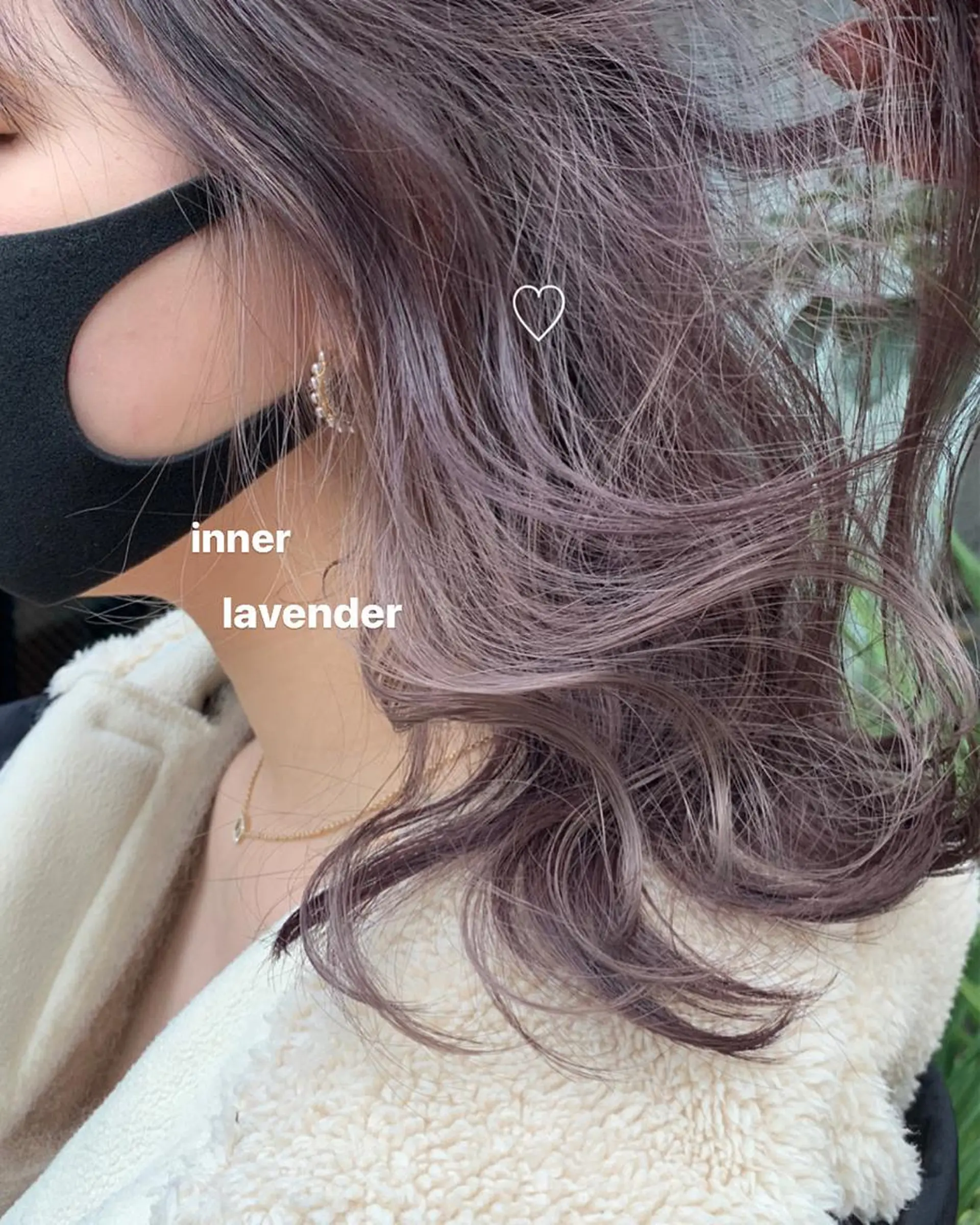 ミディアム カラー インナーカラー ヘアカラー トリートメント レイヤー/顔周り /AKARIのヘアスタイル