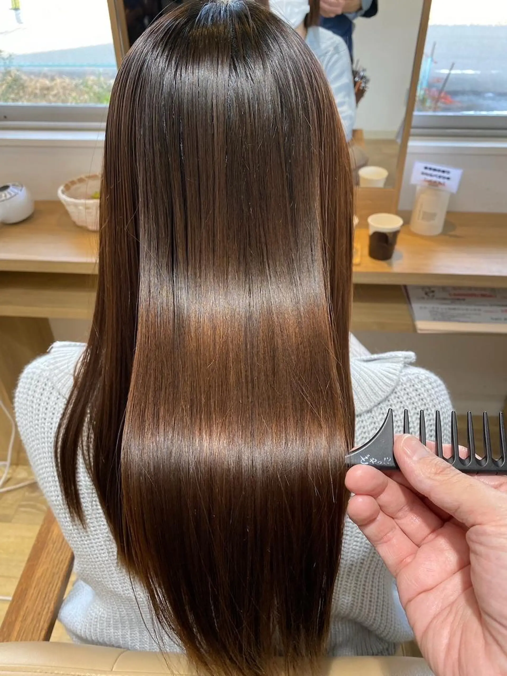 ロング カット ヘアカラー トリートメント 🌸ママ美容師🌸 高念枝里子のヘアスタイル