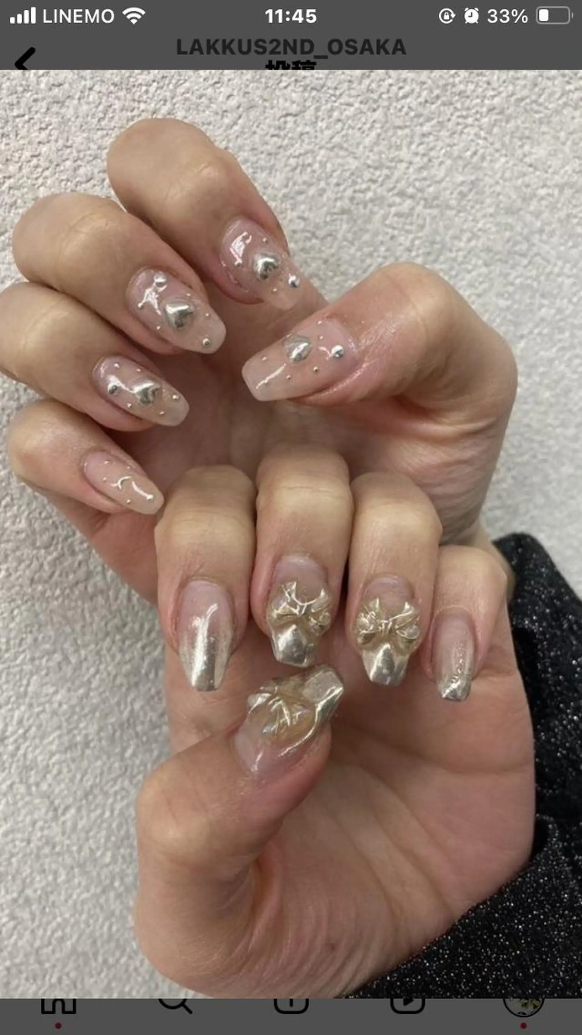 ネイル ハンドネイル ラックス セカンドのネイルデザイン