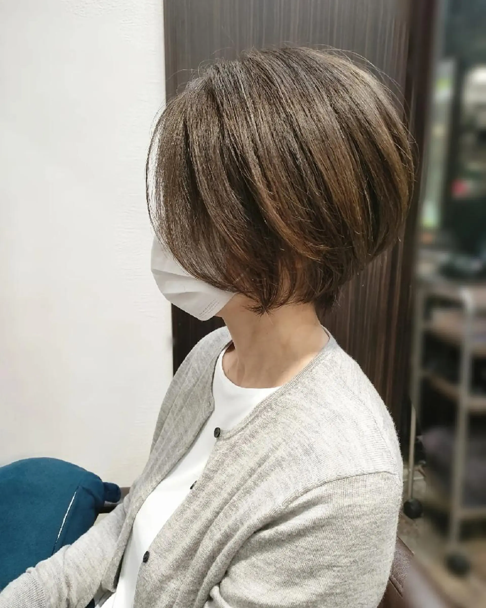 ショート カラー ショートボブ ハイライトカラー ボブ ハイライト ショートヘア カット ヘアカラー sepiage trois所属・酒井 亜希のヘアスタイル