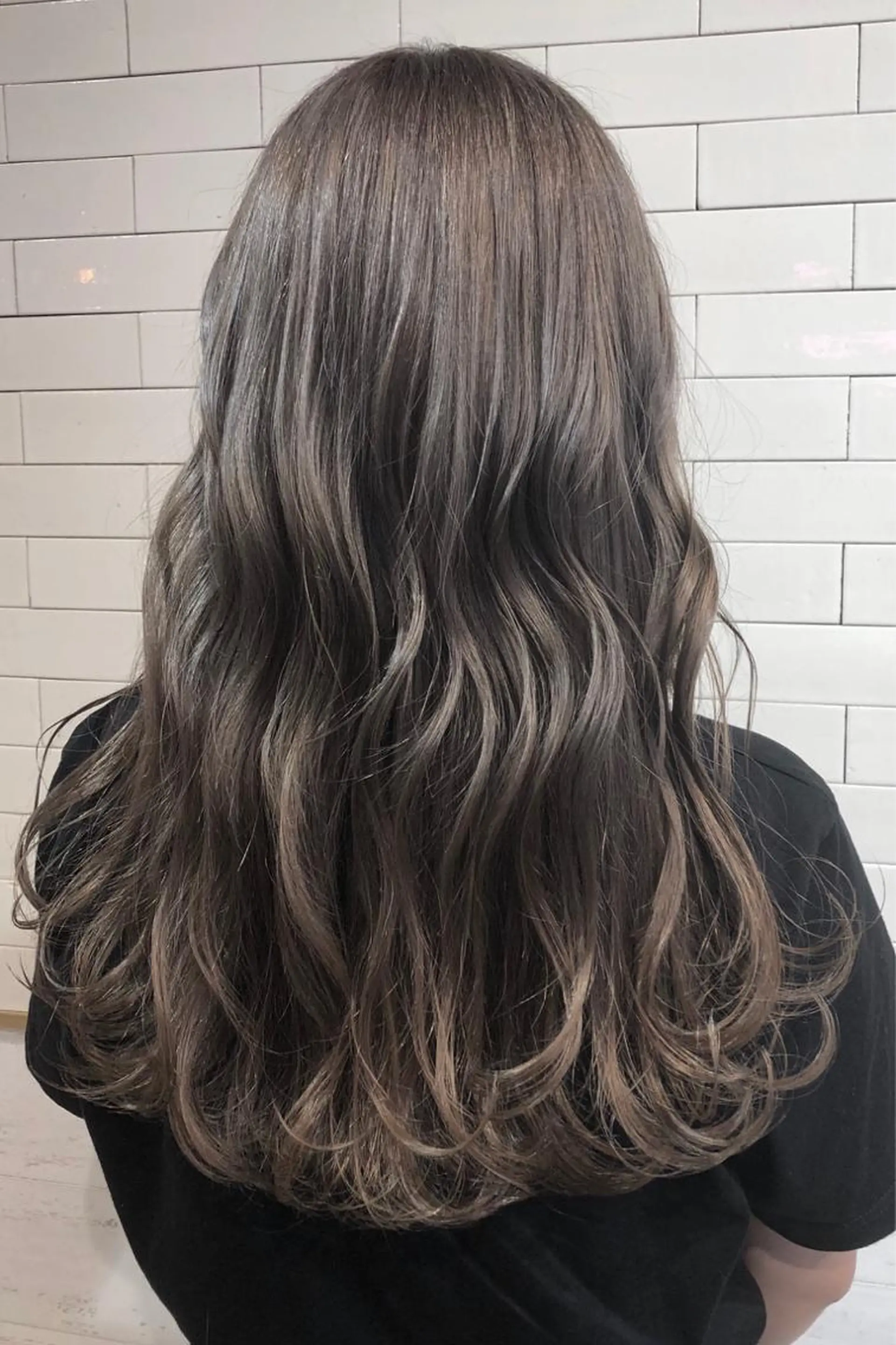 ロング カラー 🤍髪質改善➕透明感 カラー🤍川上葵のヘアスタイル
