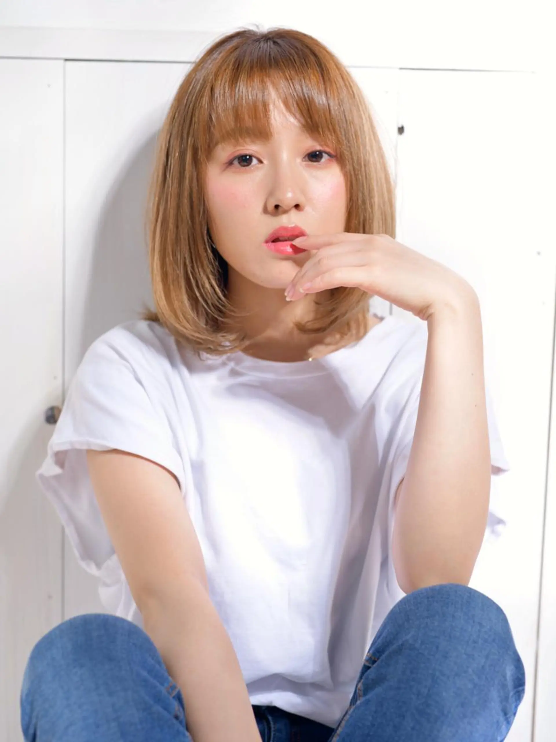 ショート カット ヘアカラー トリートメント 乳井 悠香のヘアスタイル