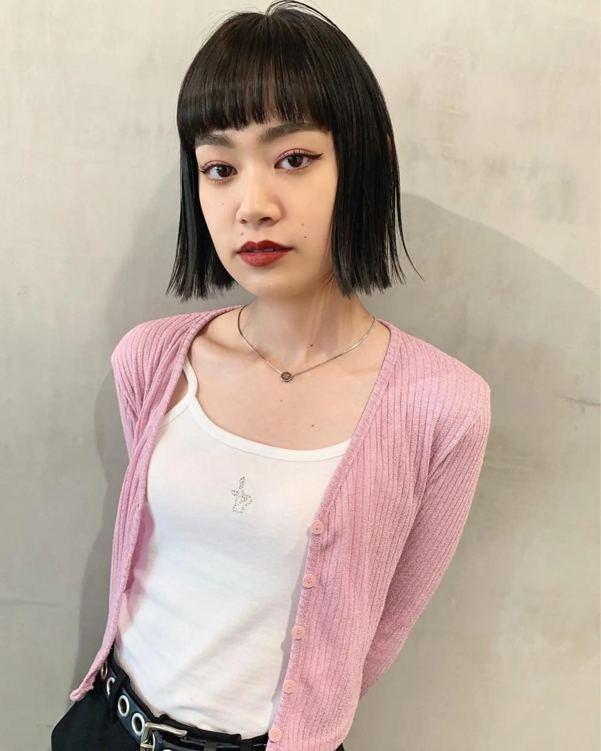 ショート カラー ヘアカラー トリートメント 優 作のヘアスタイル