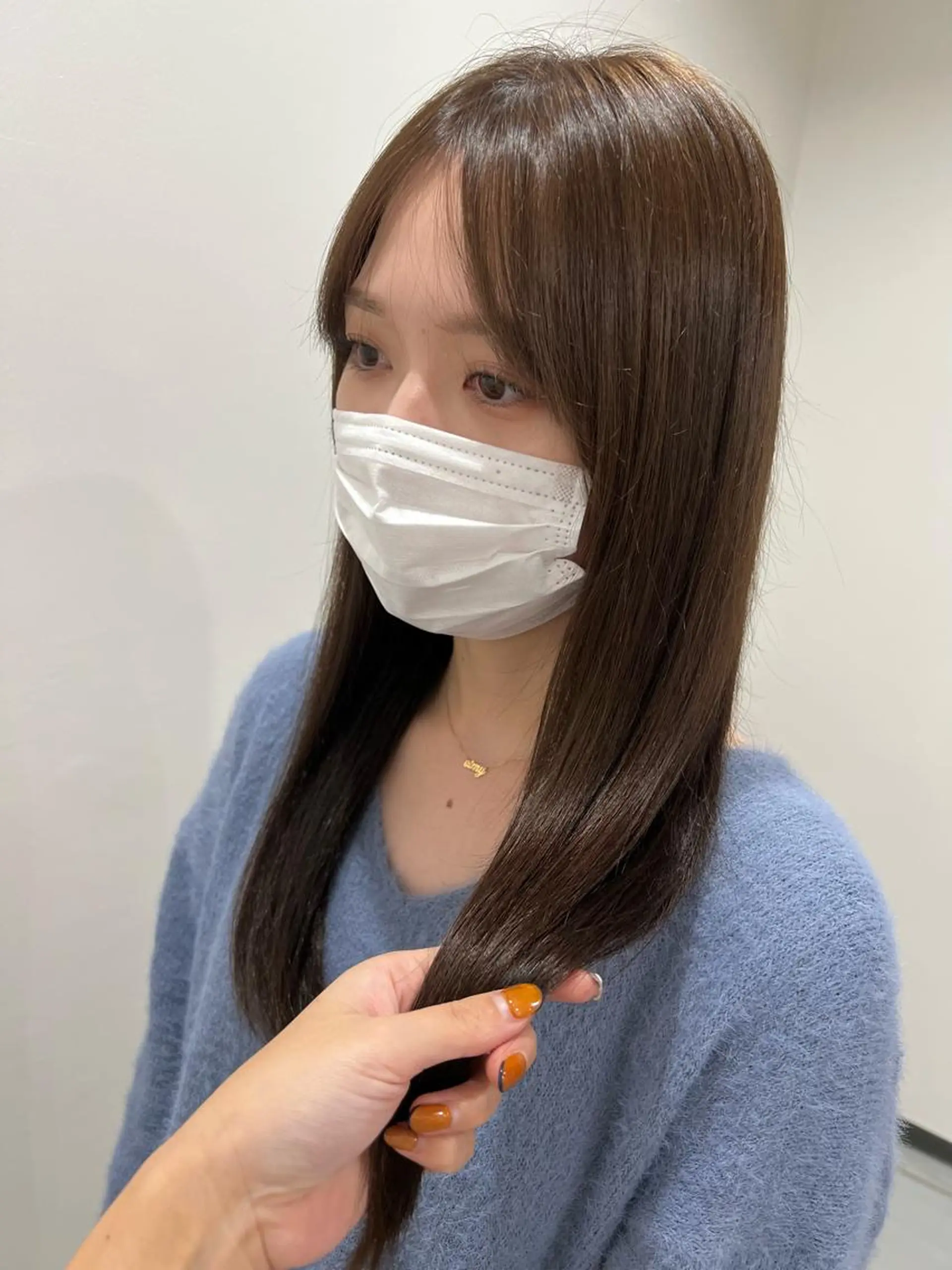 セミロング カラー カット ヘアカラー トリートメント IVY joure Suzu.のヘアスタイル