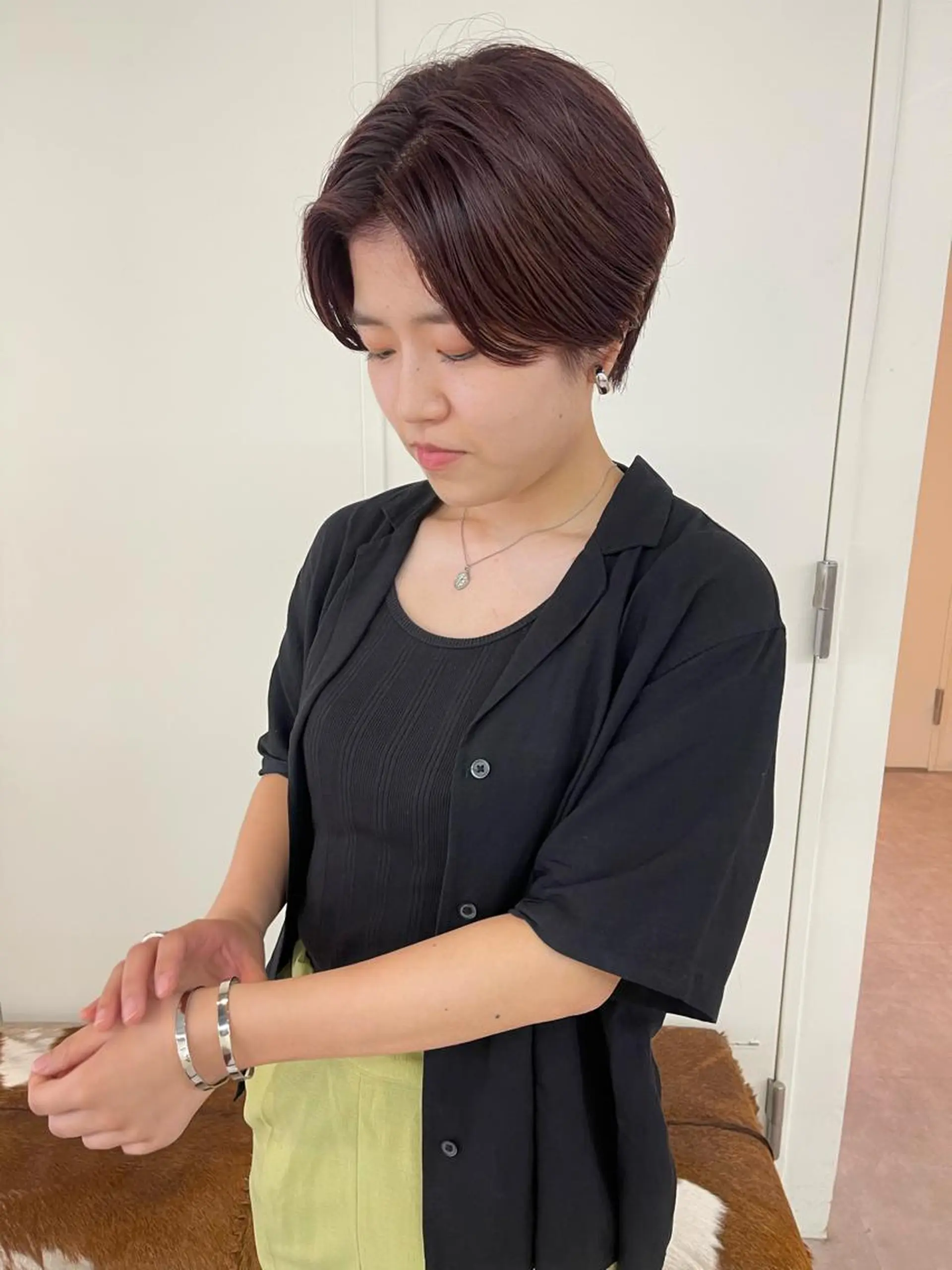 ショート カラー ハンサムショート レッドカラー ショートヘア カット ヘアカラー トリートメント 丁寧なカウンセリング 🌿KENTA🌿のヘアスタイル