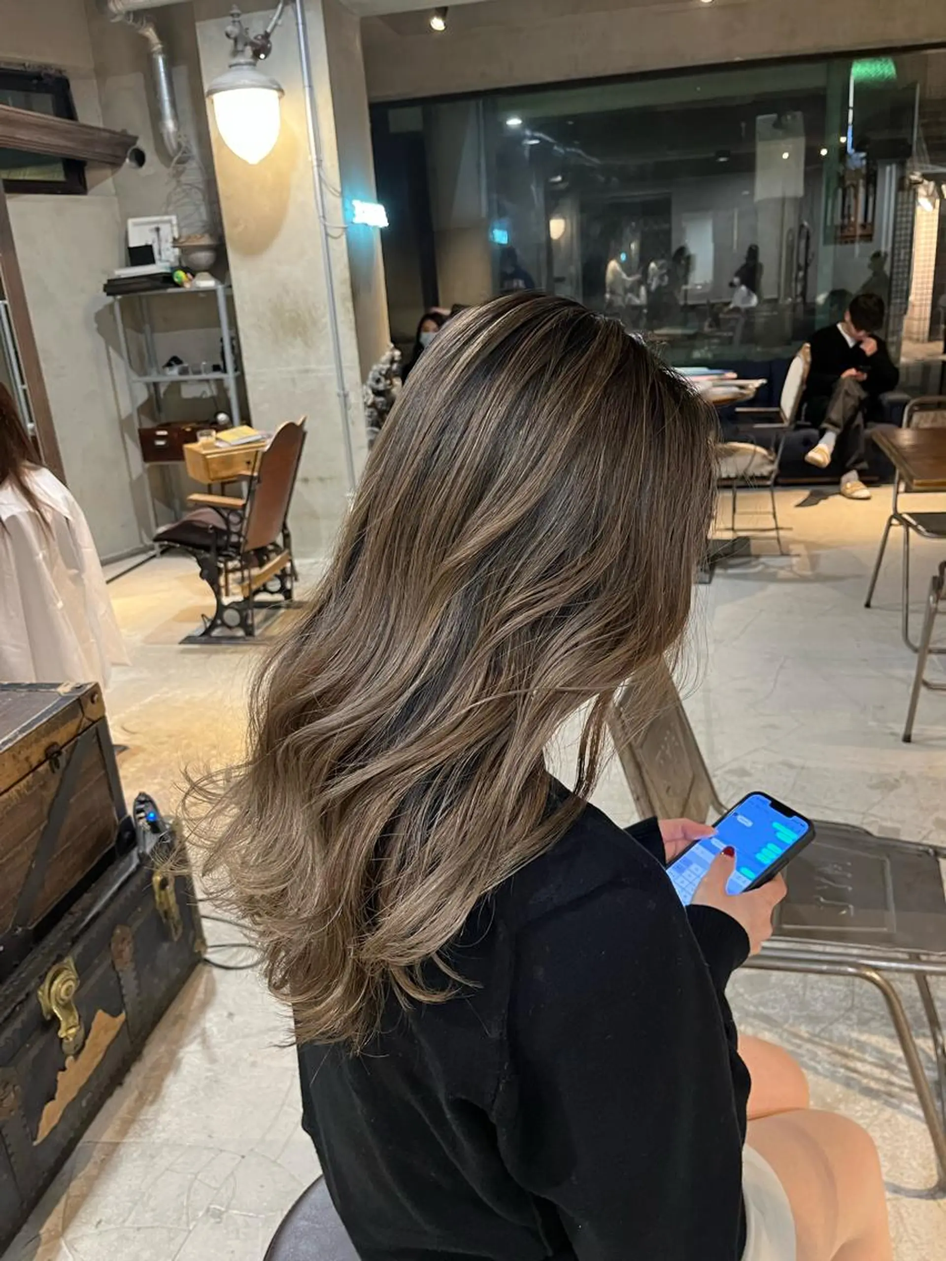 ロング カラー バレイヤージュ レイヤーカット カット ヘアカラー トリートメント DX所属・✨メンズスタイル✨ Daiのヘアスタイル