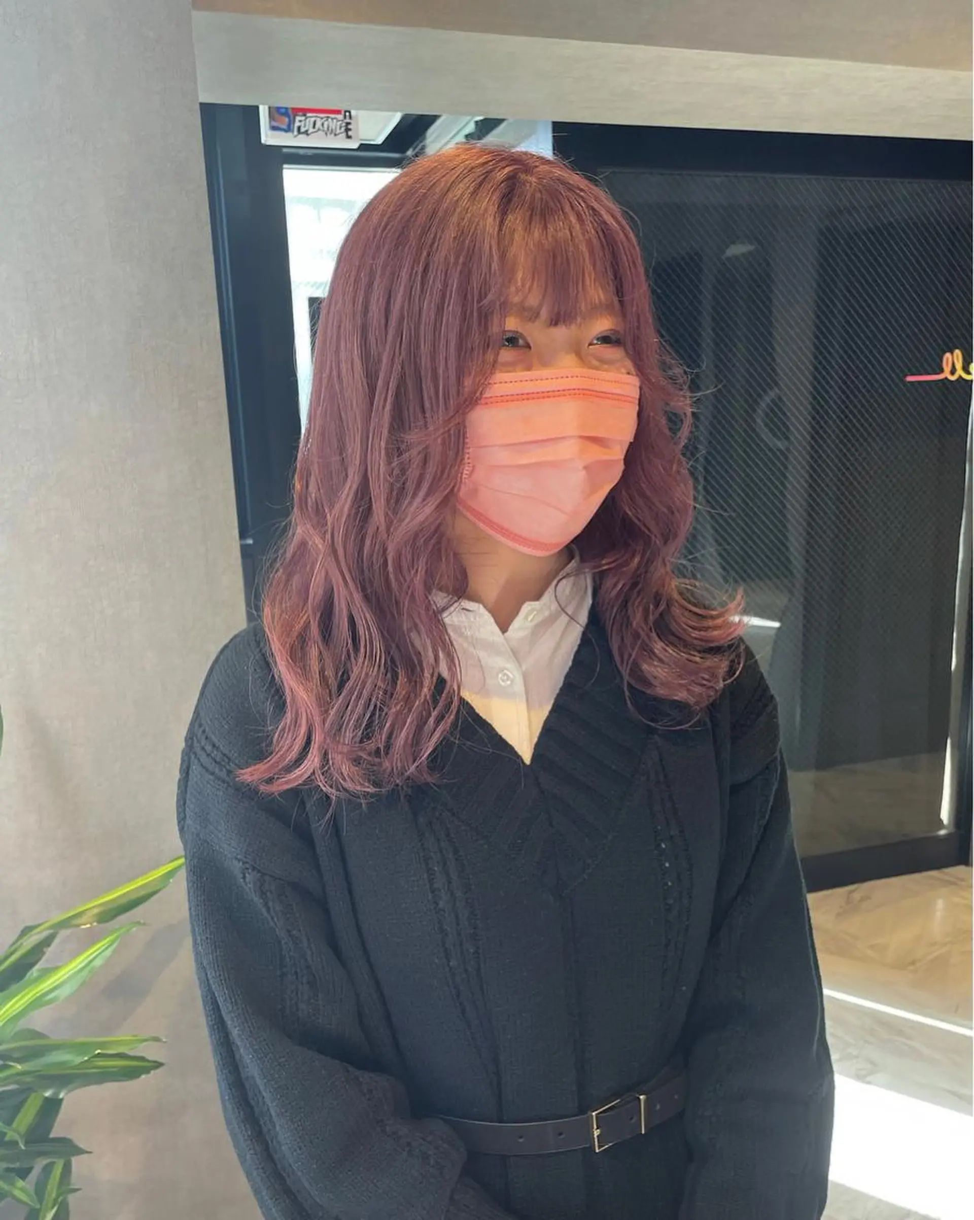 ロング カラー メンズパーマモデル 募集　サトチハルのヘアスタイル