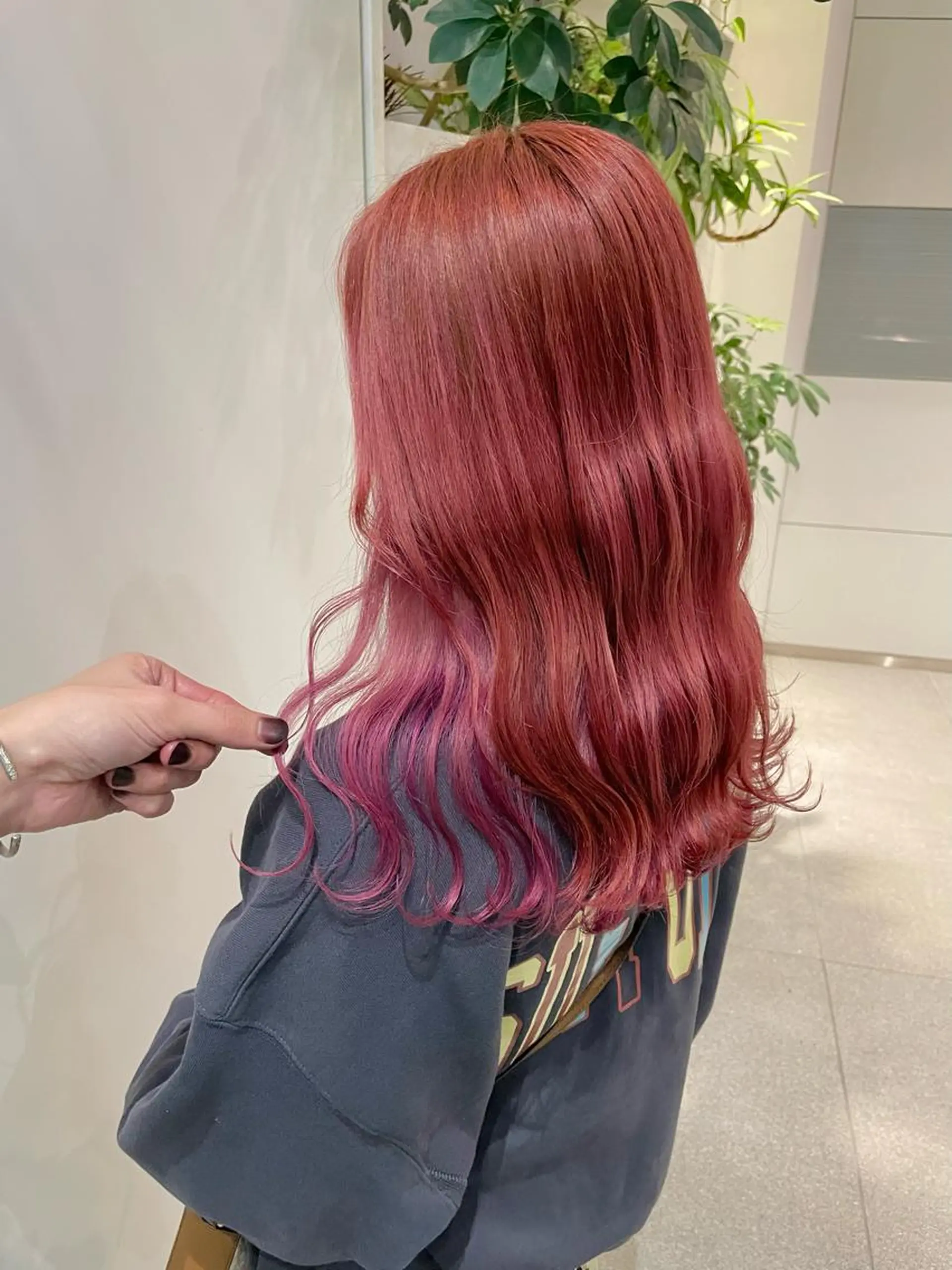 ミディアム ヘアカラー 完全個室サロン💐 代表取締役💐梶谷のヘアスタイル