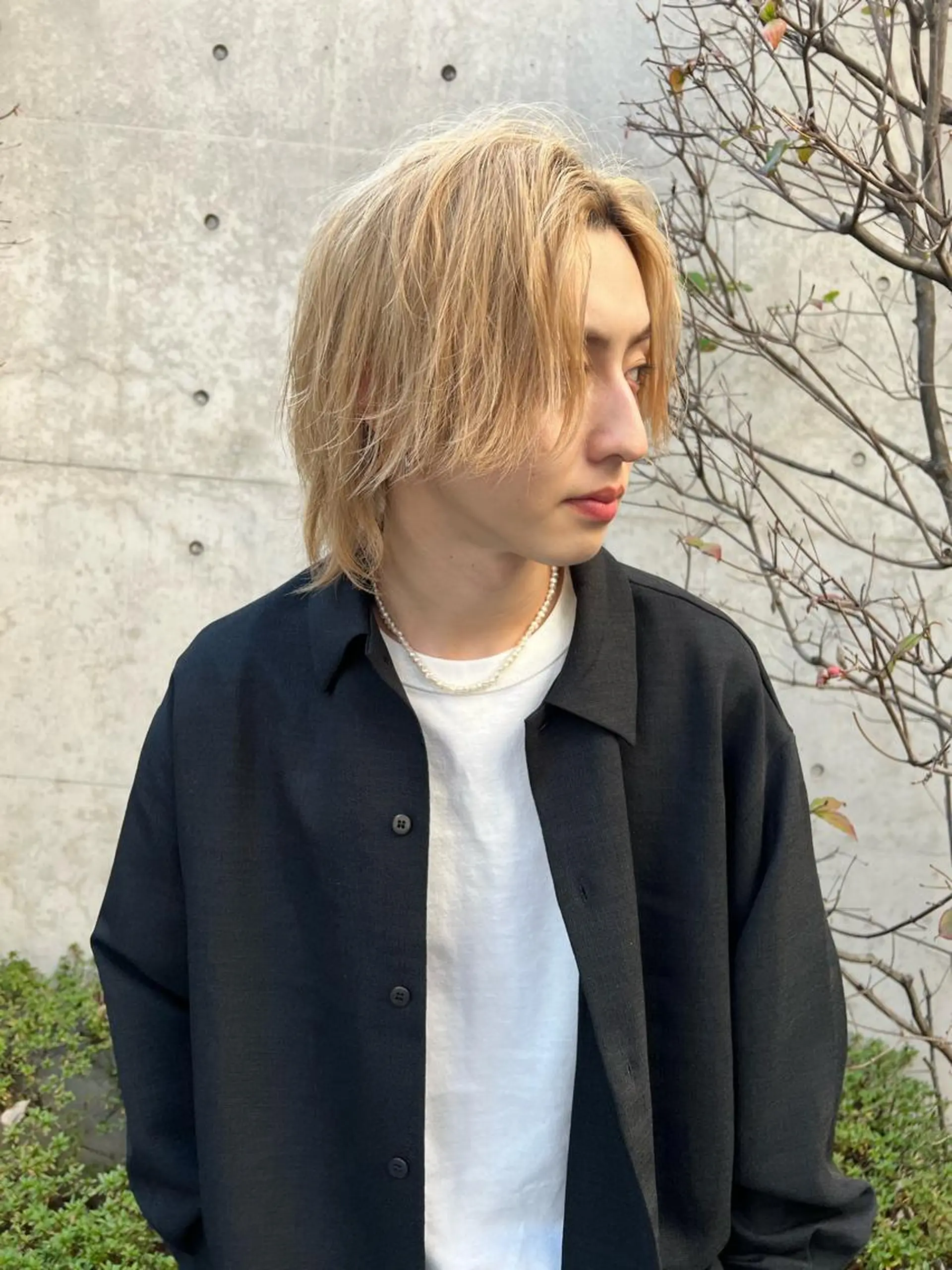 セミロング カラー メンズ 🐺ウルフの神🐺 /カラー/けいすけのヘアスタイル