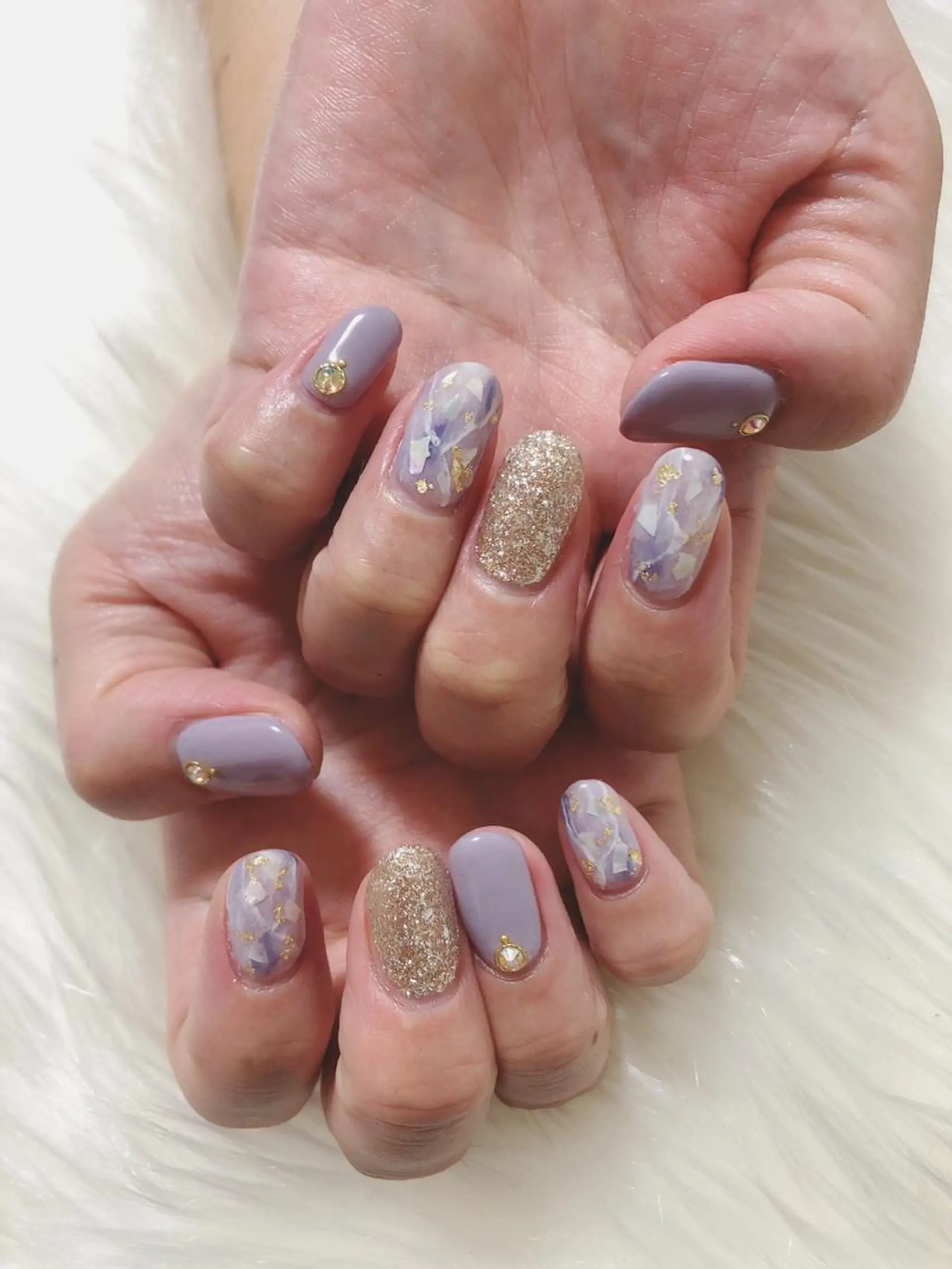 ネイル 大理石ネイル(マーブル) kiki nail 二子玉川のネイルデザイン