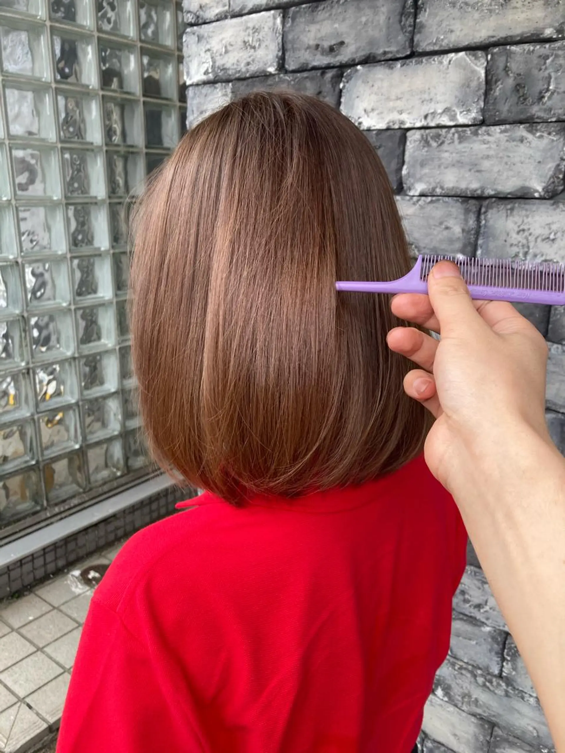 ミディアム カラー ヘアカラー トリートメント ヘアセット ✂️似合わせの魔術師 石田一樹✂️のヘアスタイル
