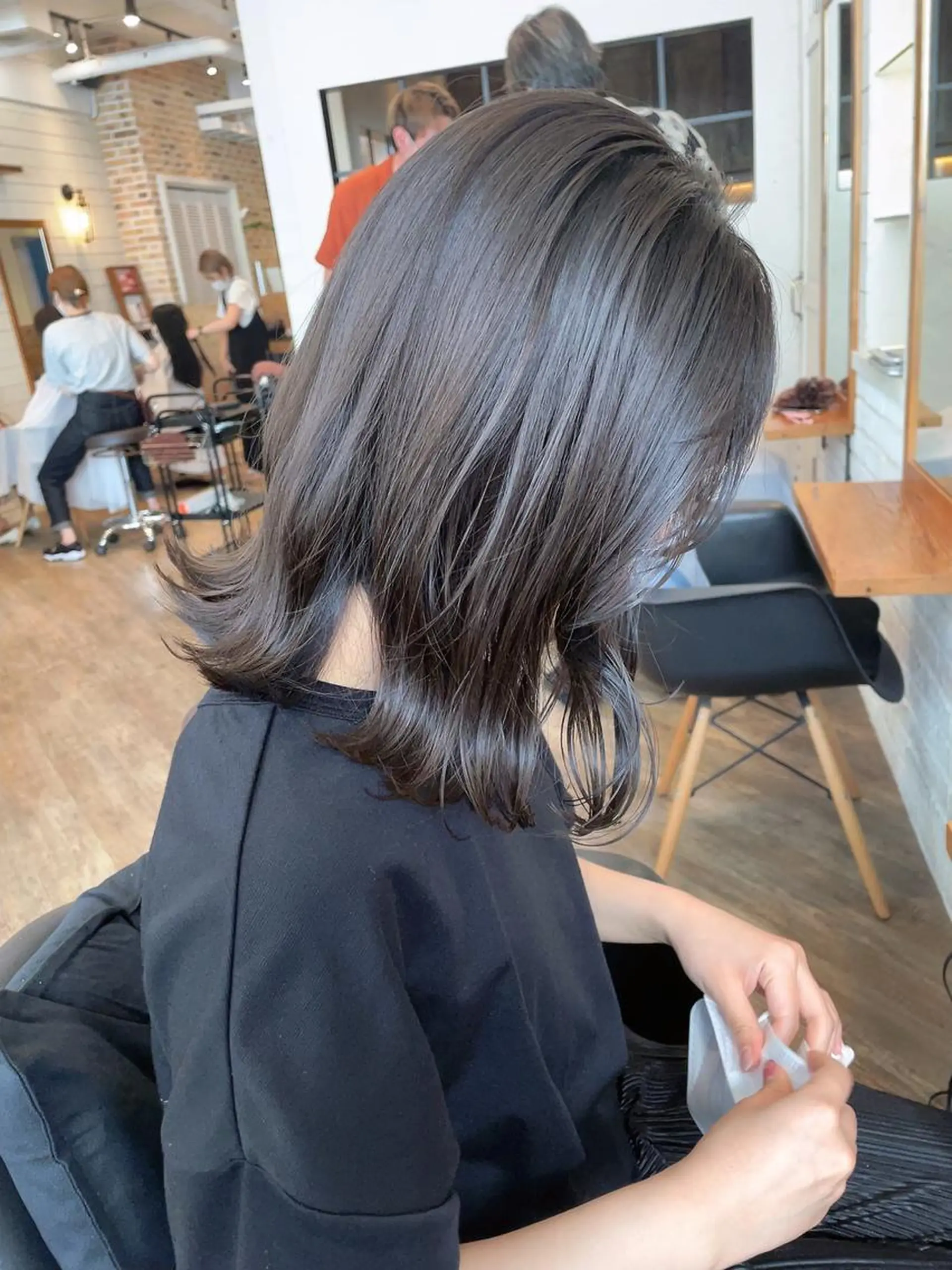 ミディアム ヘアカラー トリートメント ヘアセット Hair Salon BOTTOMS所属・✨透明感ケアカラー✨ 長野ゆきなのヘアスタイル