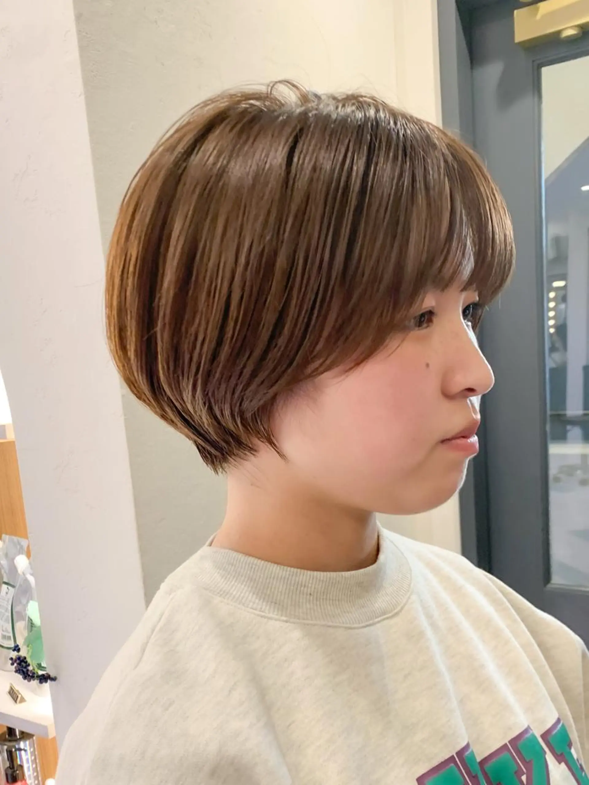 ショート 丸みショート ショートヘア カット ヘアカラー トリートメント ヘアセット 紺野紘三 /韓国/ショートのヘアスタイル