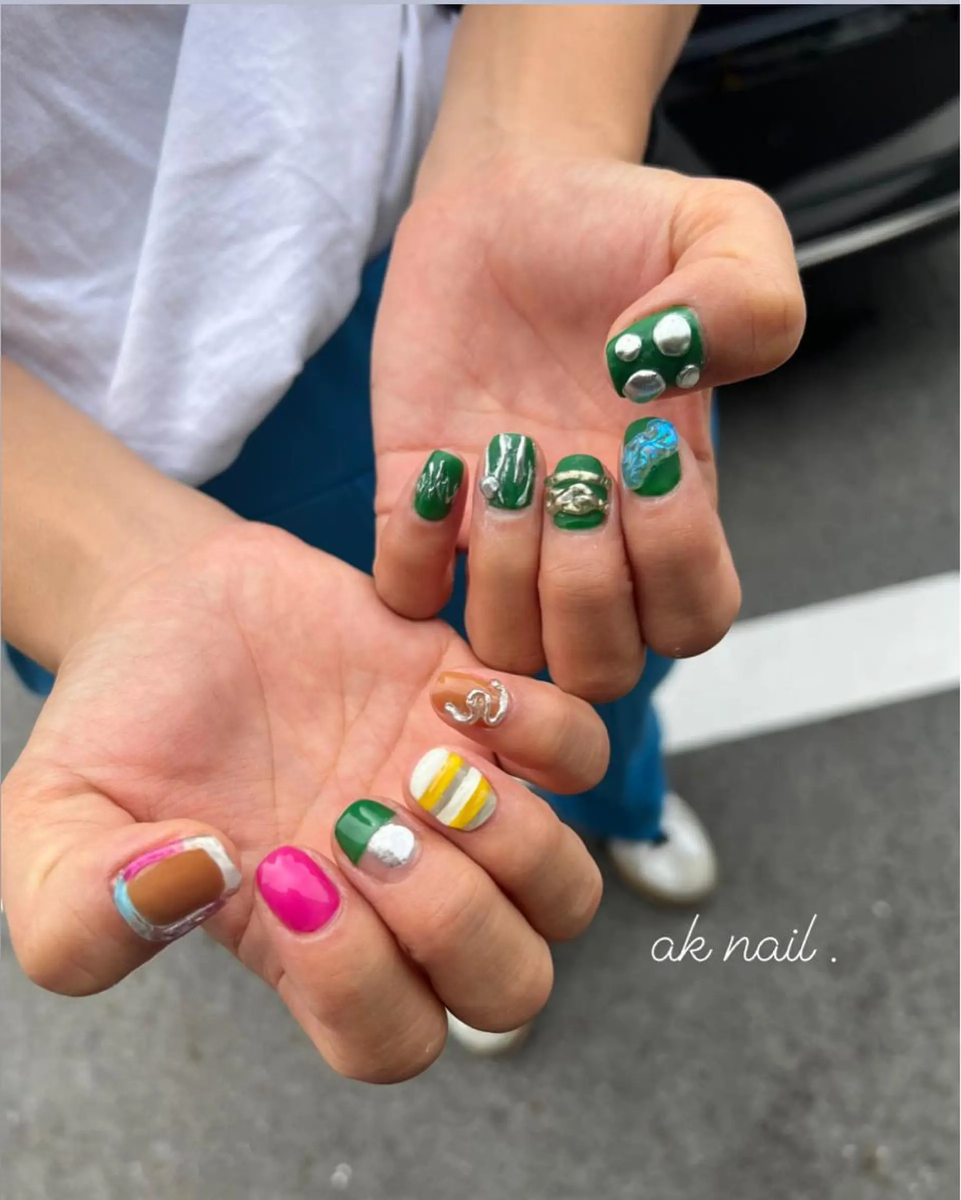 ネイル ハンドネイル ak nail .のネイルデザイン
