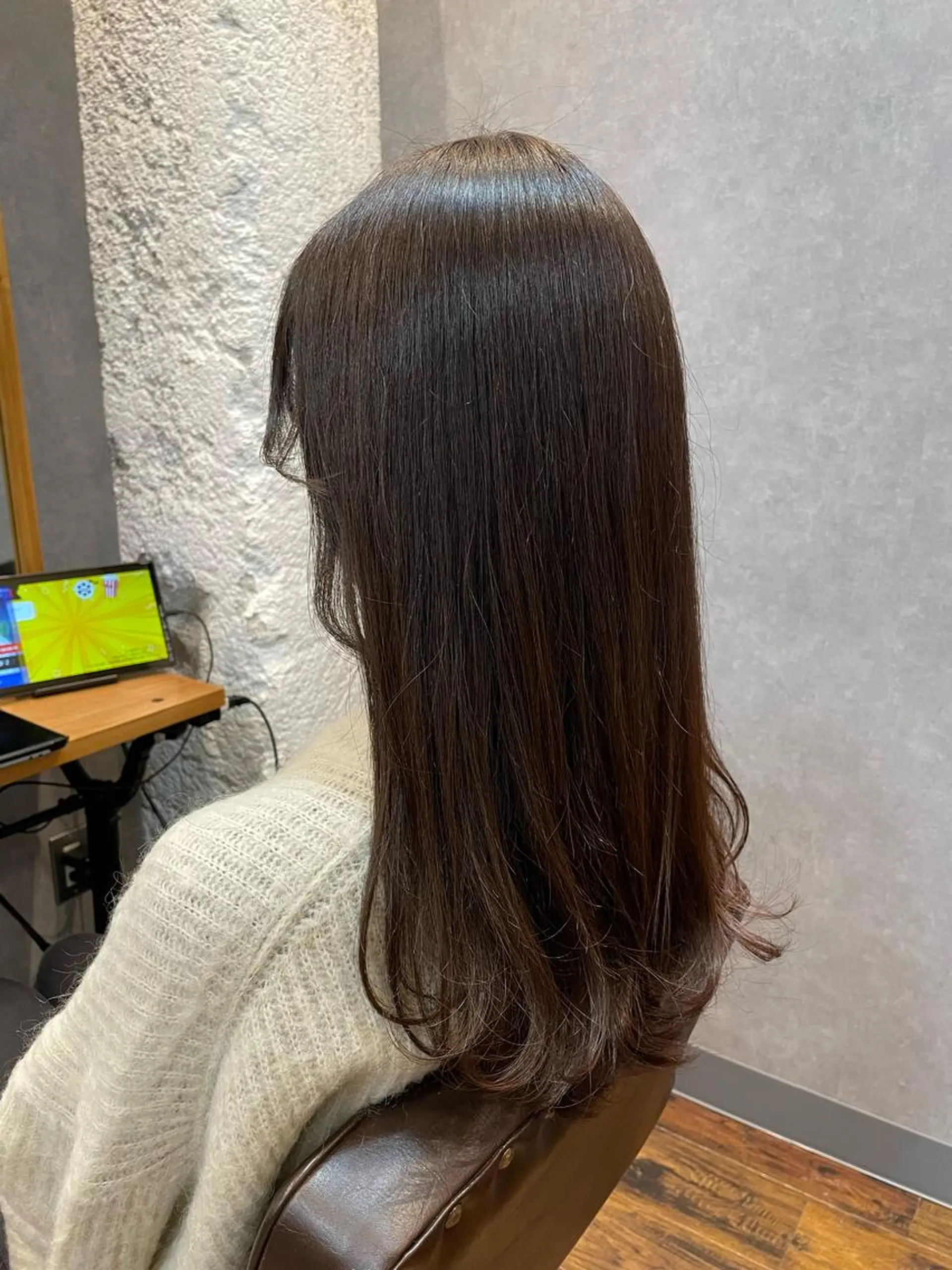 ロング カラー ベージュカラー フォギーベージュ ツヤ美髪💐 髪質改善/高山愛来のヘアスタイル