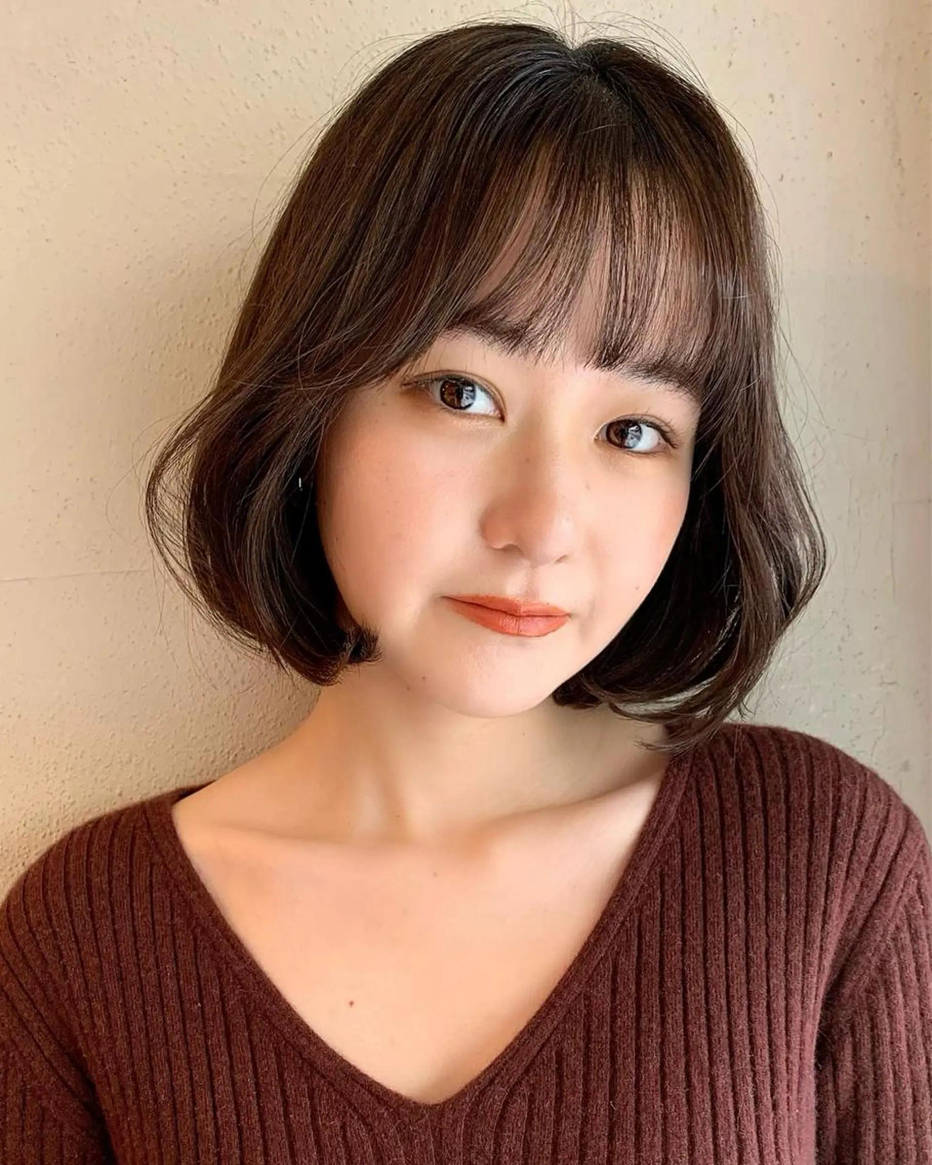 ショート カラー アッシュ ミストバング ブルーカラー ブルーグレー ブルーグレージュ 透明感/オリーブ/ グレージュ/YUKAのヘアスタイル