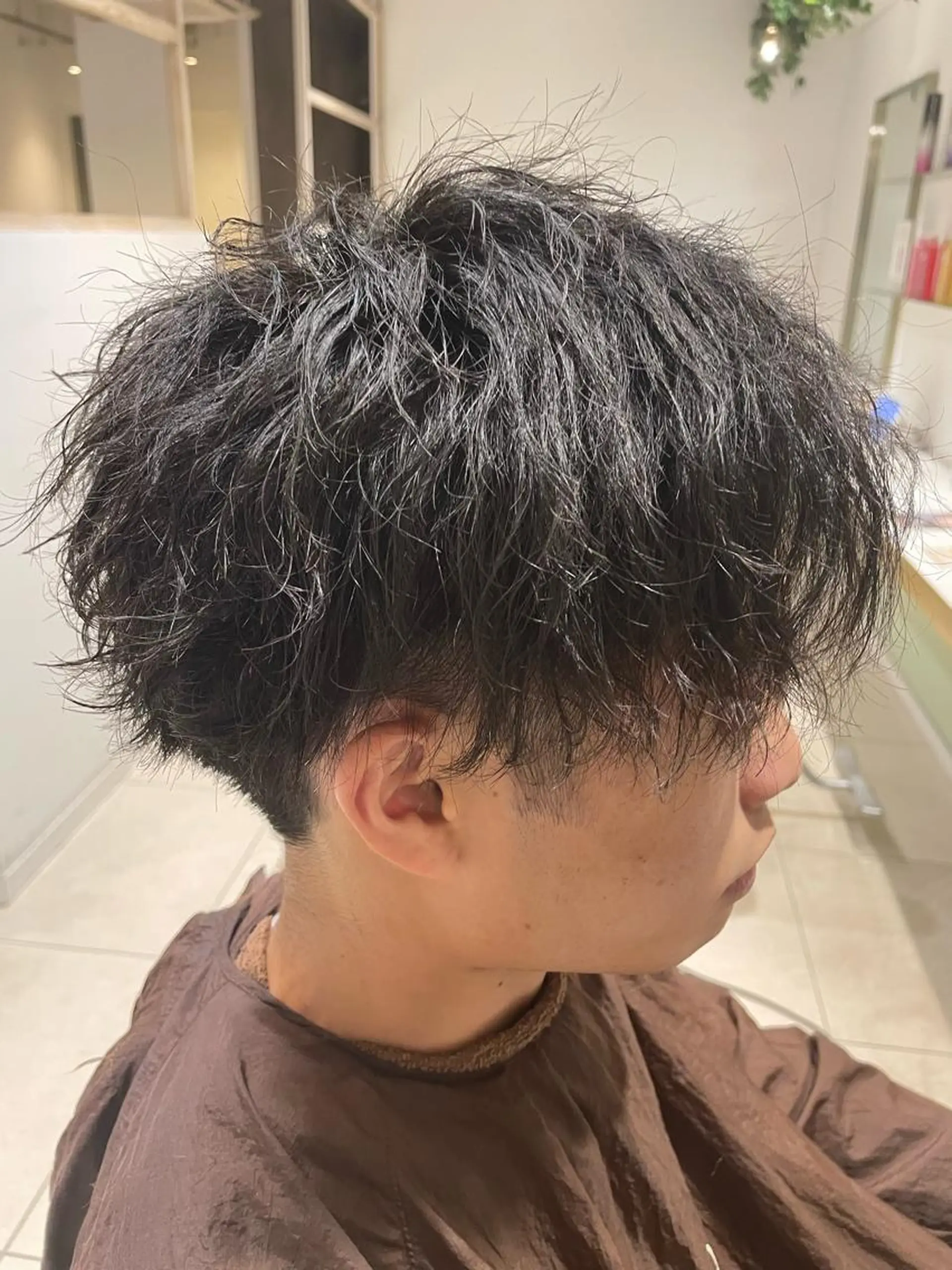 パーマ カット パーマ 鈴木大翔 当日予約大歓迎のヘアスタイル