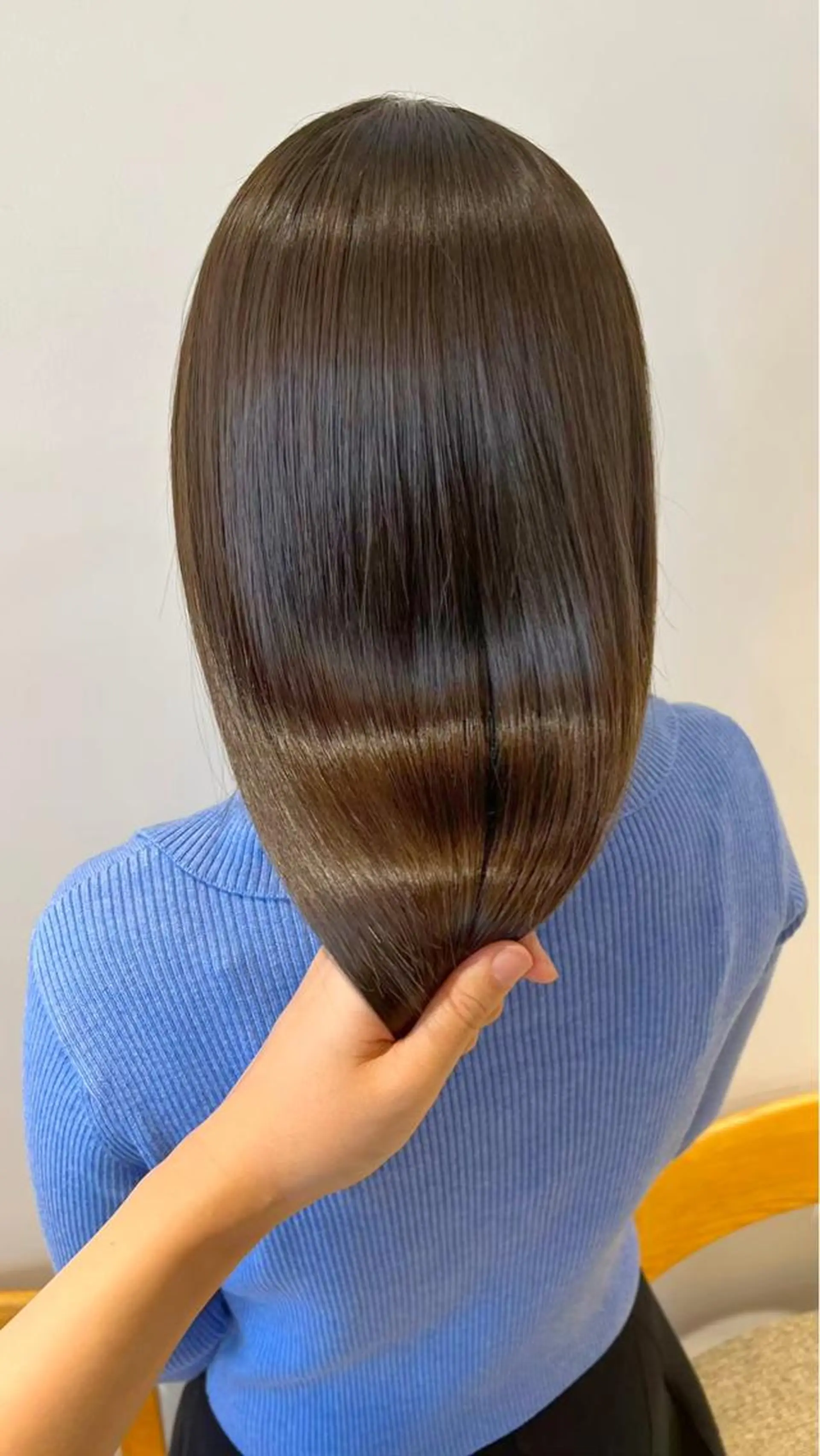 セミロング カラー 縮毛矯正 トリートメント 似合わせ美髪ヘア✨ 天王寺.阿倍野🌈のヘアスタイル