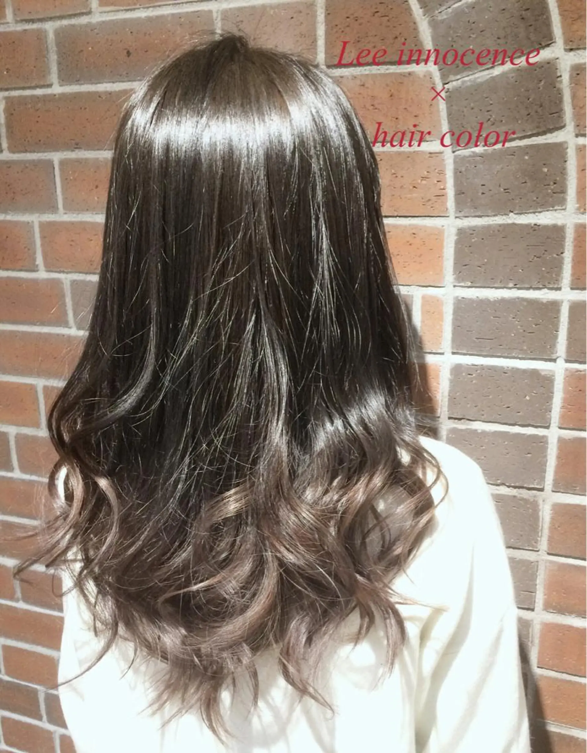 ミディアム セミロング ロング カラー ブルーカラー ブルージュ グラデーションカラー カラー&矯正スペシャ リスト宮本　伸一のヘアスタイル