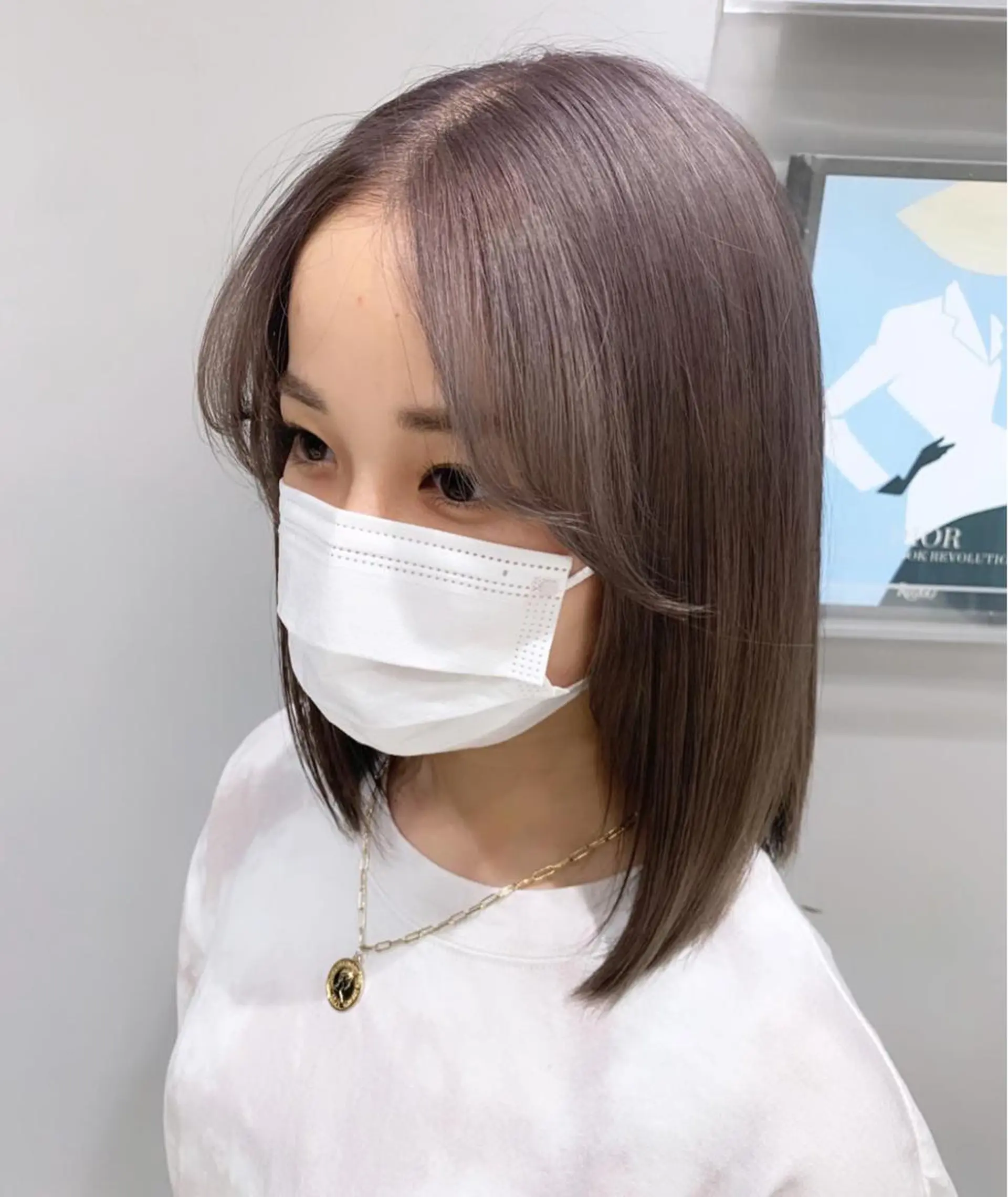 ミディアム カラー ヘアカラー 古畑 佑悟のヘアスタイル
