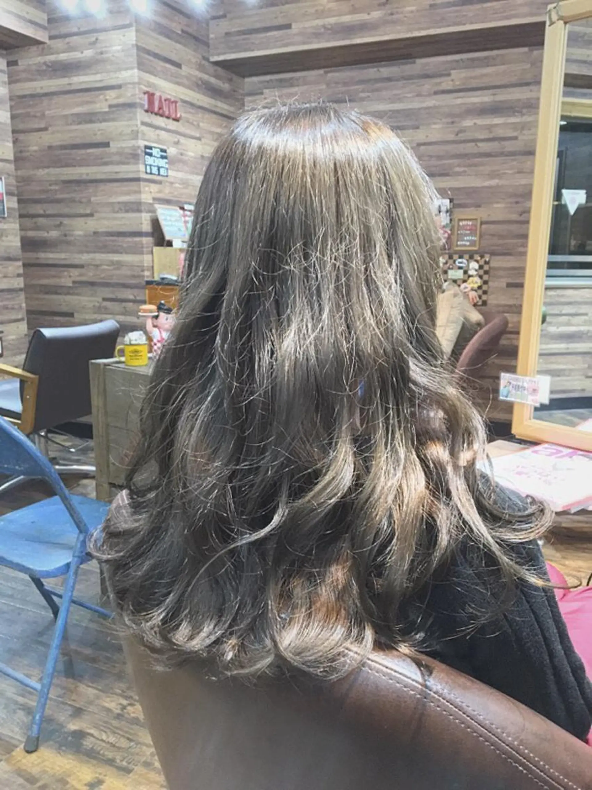 ロング カラー アッシュ ミント MITSU ✂️のヘアスタイル