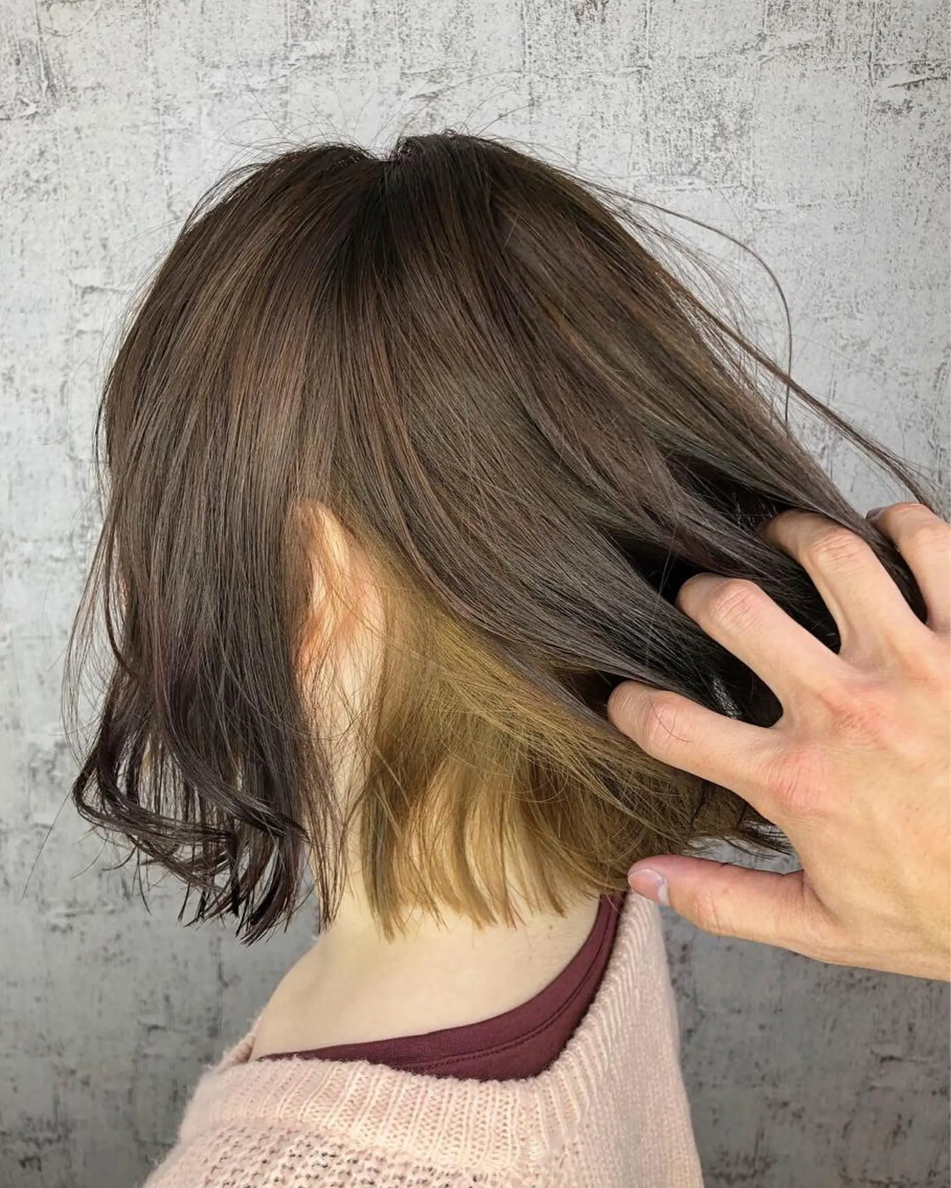 ショート カラー インナーカラー 透明感カラー✨ツヤ髪 廣畑昌志のヘアスタイル